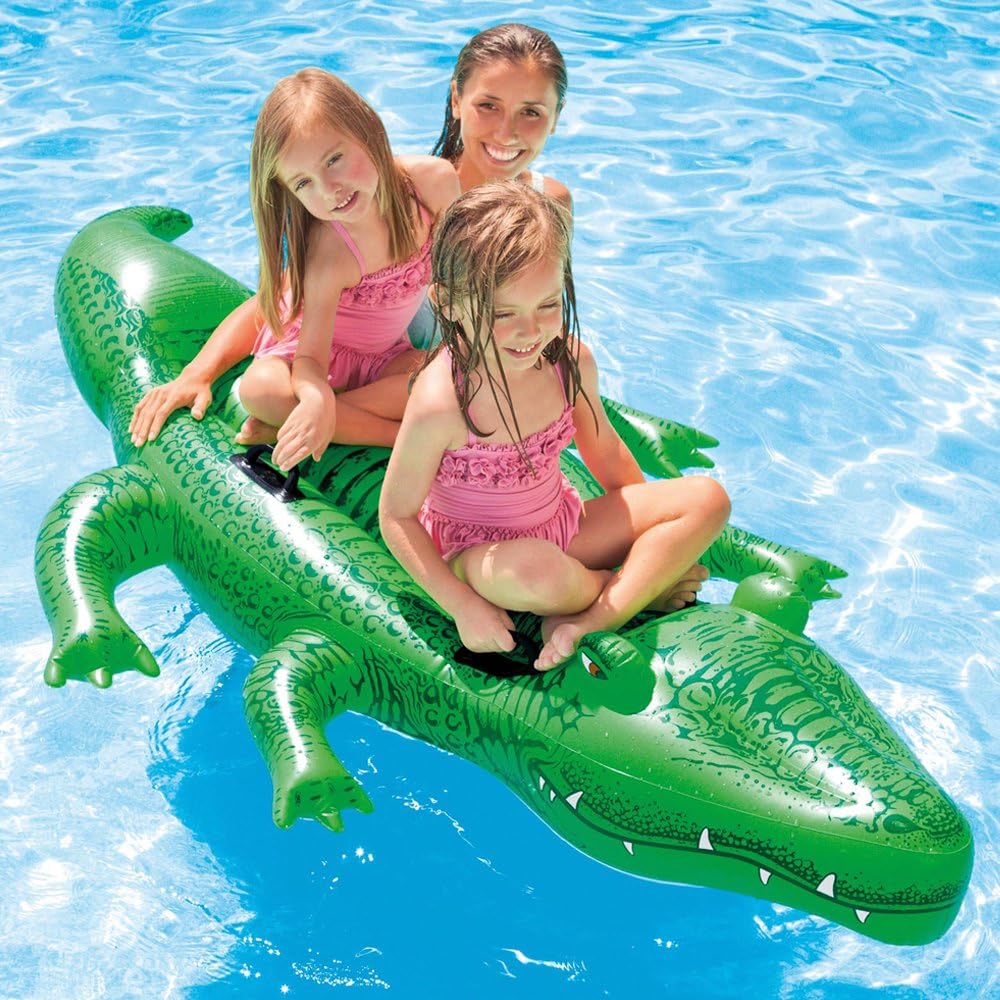 Intex - Giant Gator Children's Large Inflatable Ride-On Alligator (58562EP)