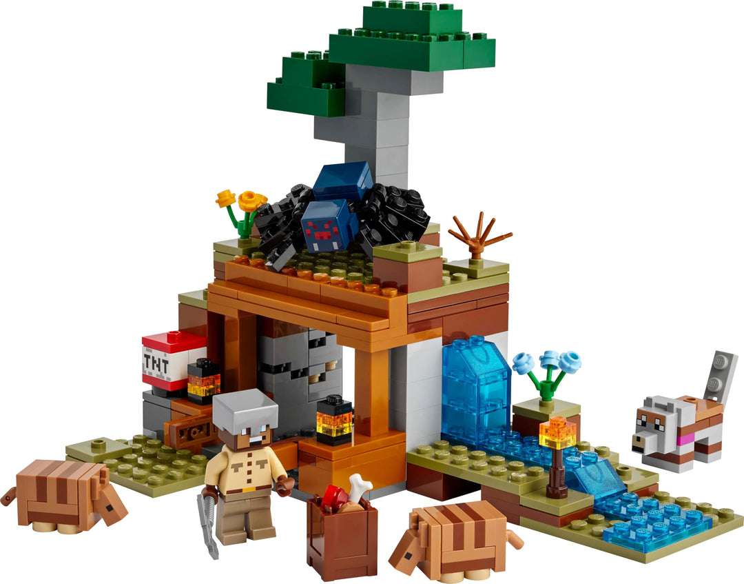 LEGO Minecraft The Armadillo Mine Expedition 21269 - Building Set for Kids 8+