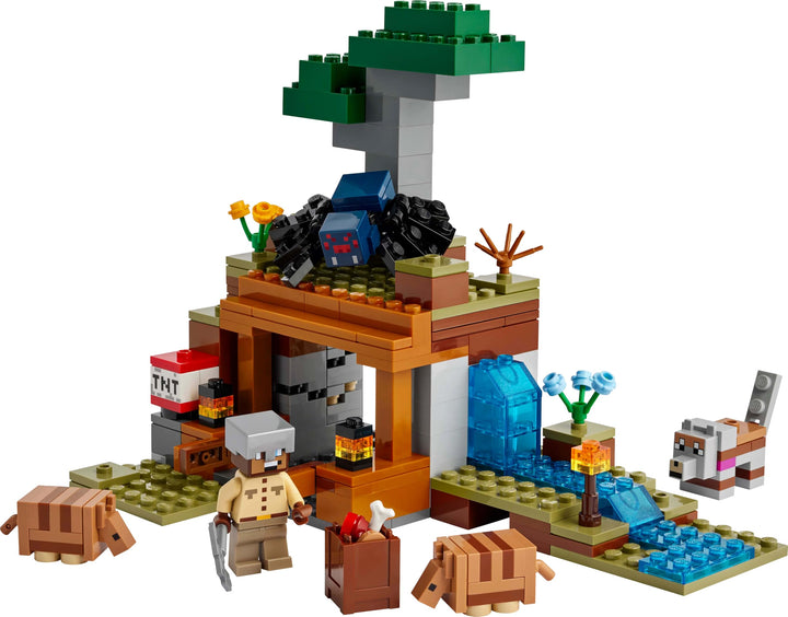 LEGO Minecraft The Armadillo Mine Expedition 21269 - Building Set for Kids 8+