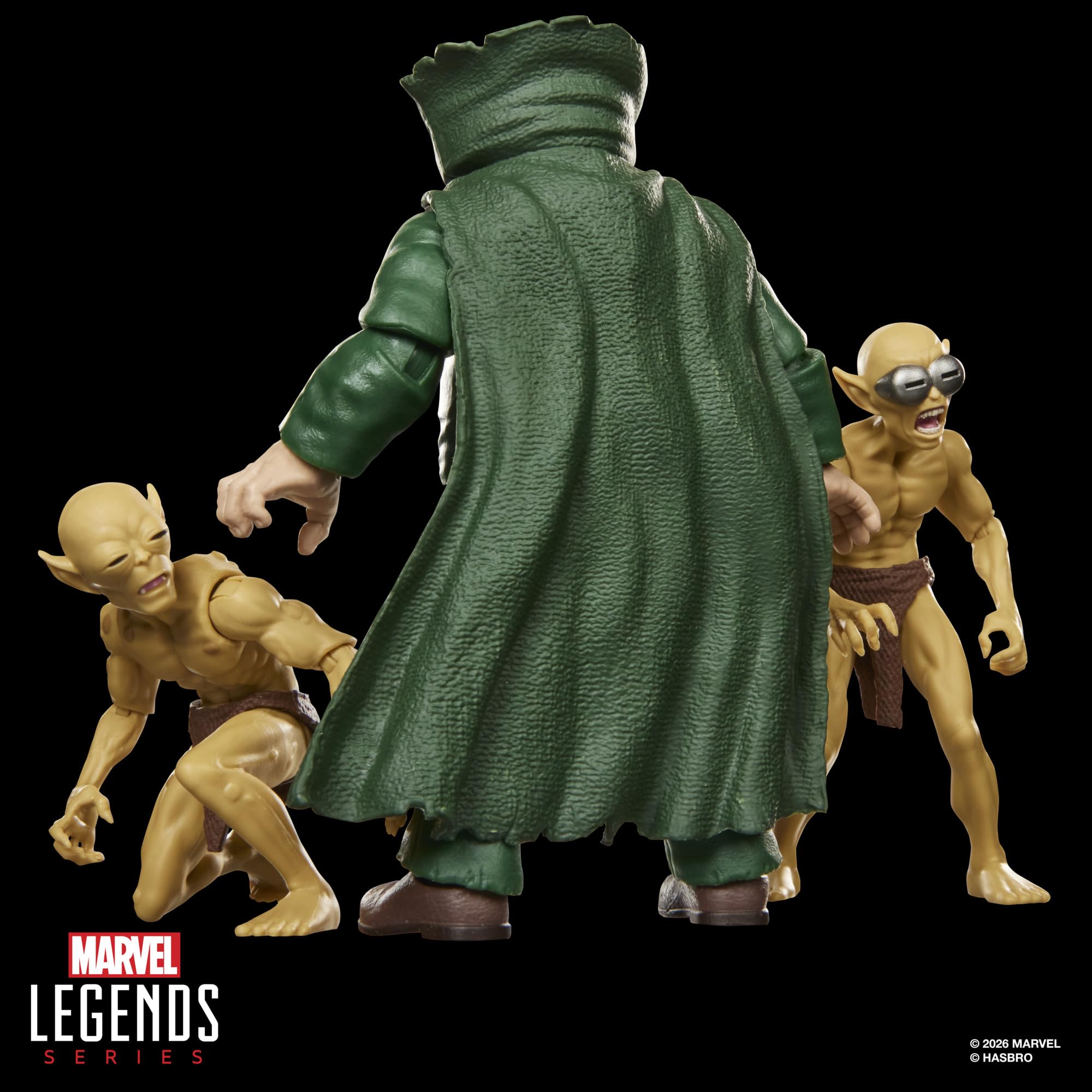 Marvel Legends Series Marvel's Mole Man & Moloids Multi-Pack - 3 Fantastic Four Comics-Inspired Collectible 15 cm Scale Action Figures | Ages 4+ 7