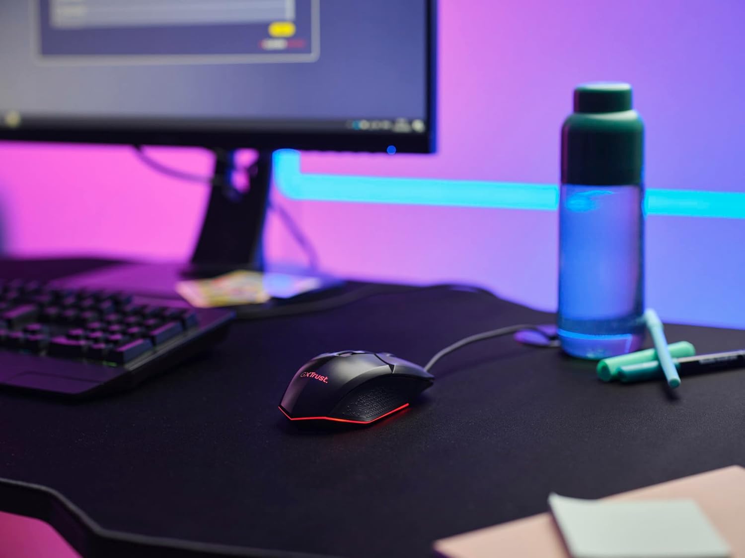 Trust Gaming GXT 109 Felox Gaming Mouse – 6 Programmable Buttons, 200-6400 DPI, RGB Lighting, 1.5m Cable, Black 9