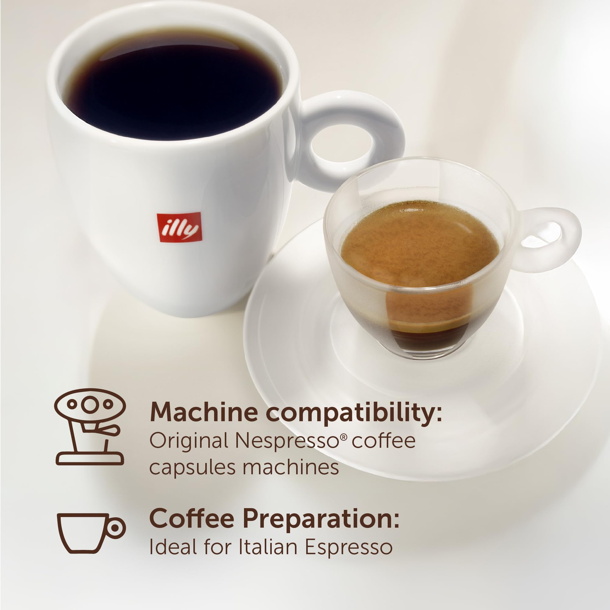 illy Classico Coffee Capsules - 30 Aluminium Pods | Intensity 5/9 | Nespresso Original Compatible