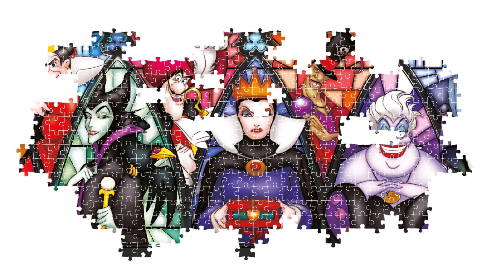 Clementoni Jigsaw Puzzle Disney Villains - 1000 Pieces | 98 x 33 cm Completed Size 4