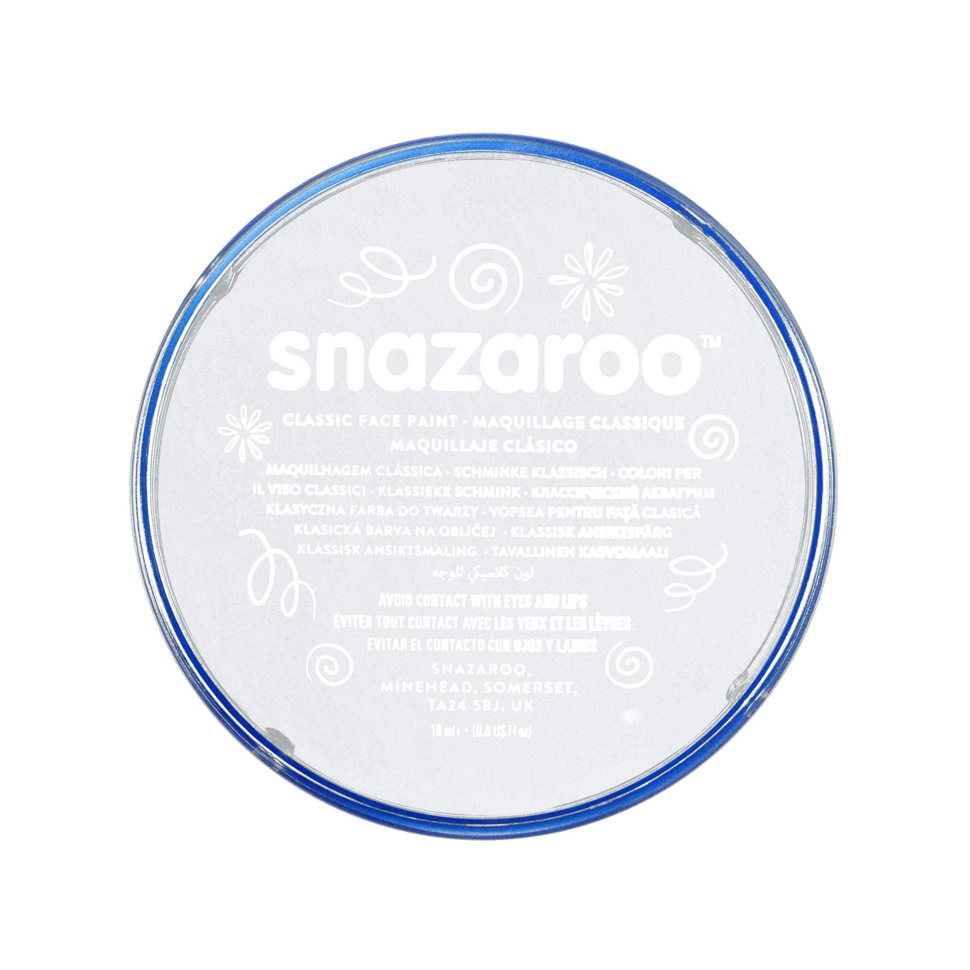 Snazaroo England Flag Face Paint Set, White + Bright Red, 2 x 18.8g 2