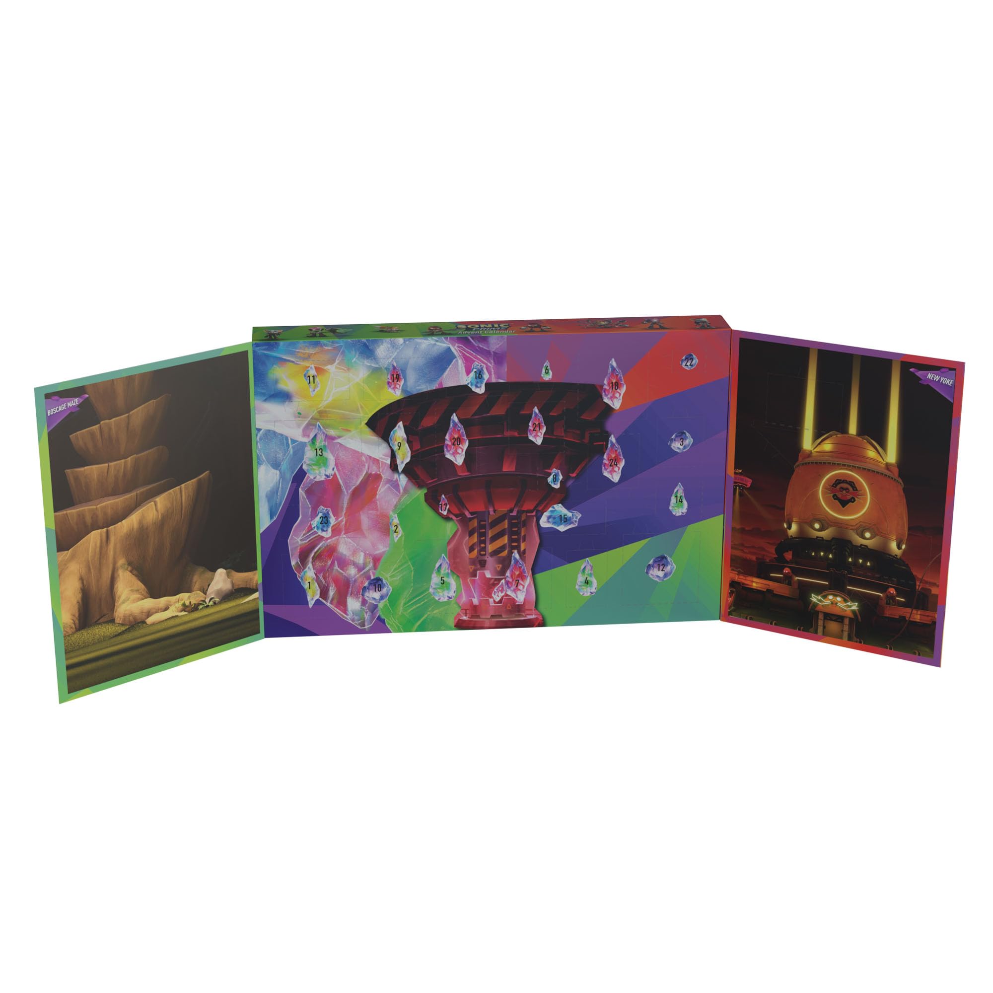 Bandai Sonic Prime Advent Calendar - 24 Surprise Toys & Collectible Figures 9