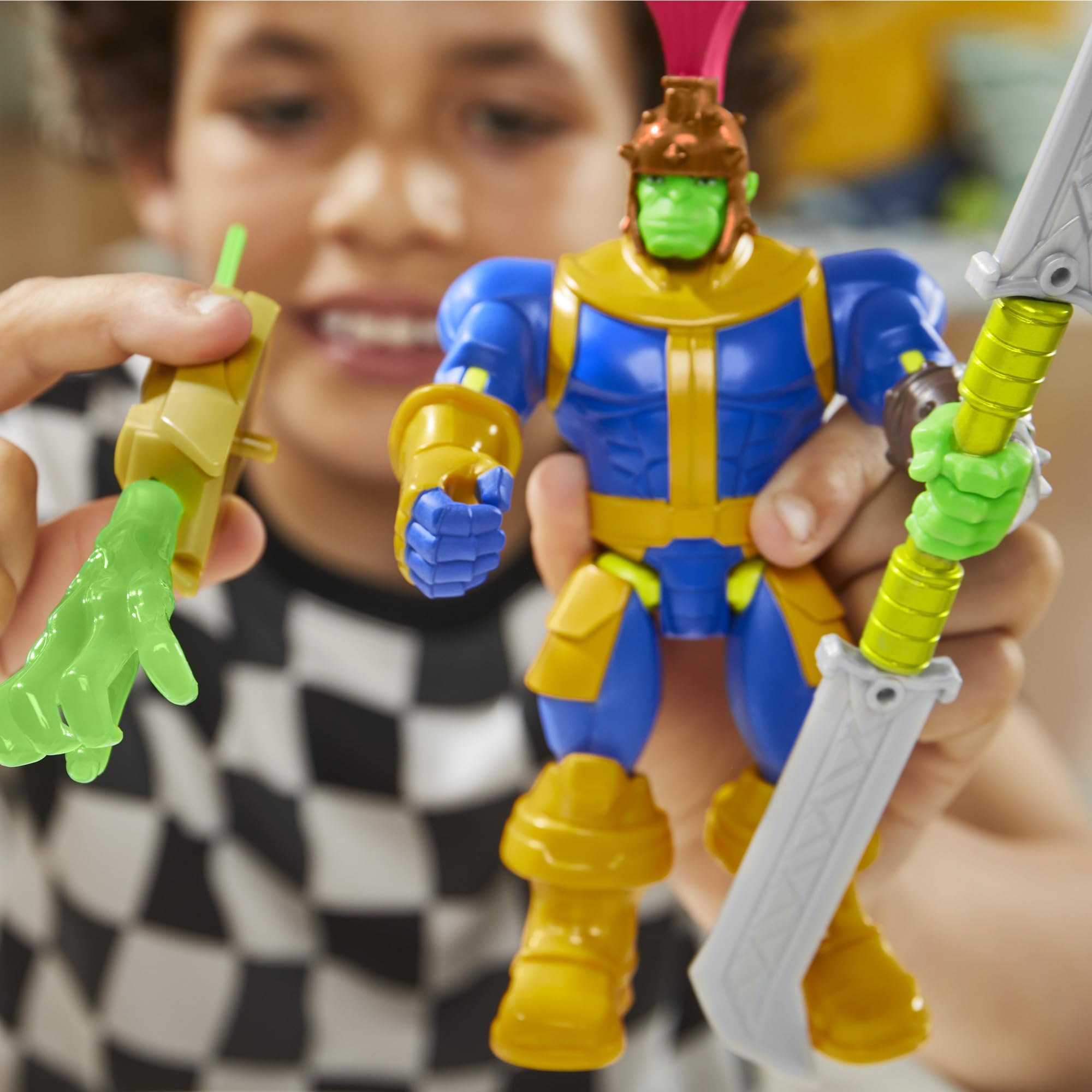 AVENGERS MixMashers Marvel Thanos Deluxe Action Figure - Mix & Match Custom Play, 4+ Years 5