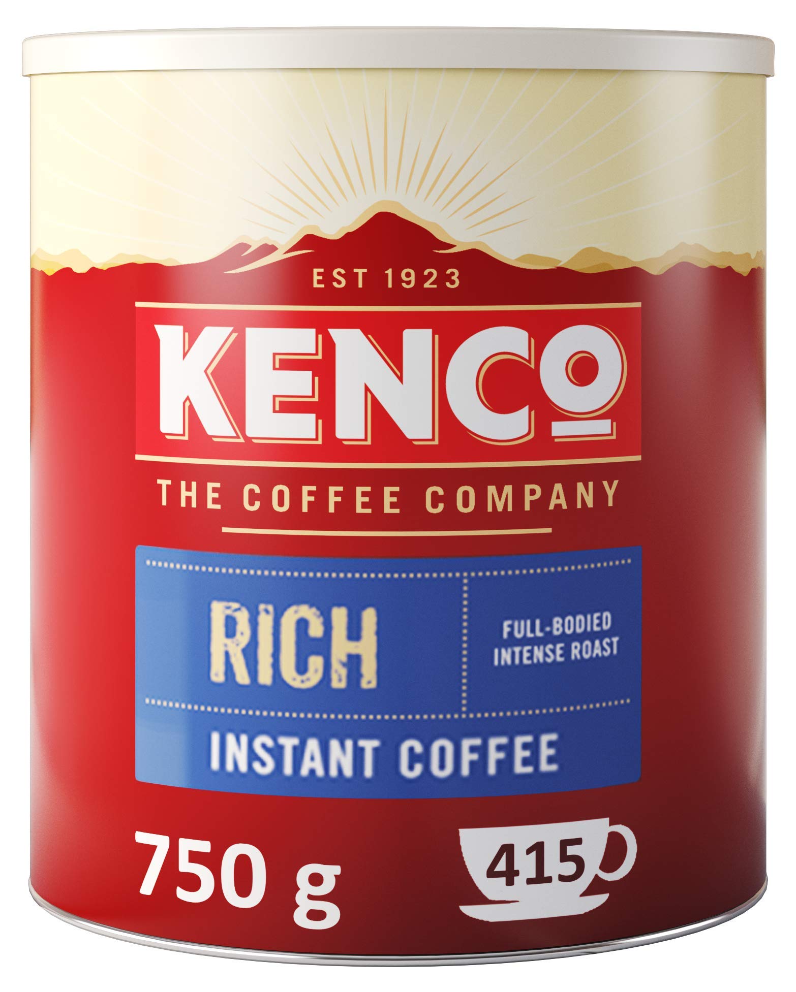 Kenco Rich Instant Coffee Tin 750g - Strong Continental Style Coffee 1