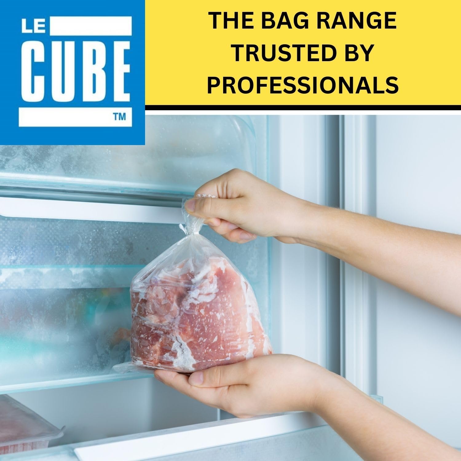 CATERPACK BY ROBINSON YOUNG Freezer Bags - 200 Count | Twist Tie Closure | White Write-On Panel 5