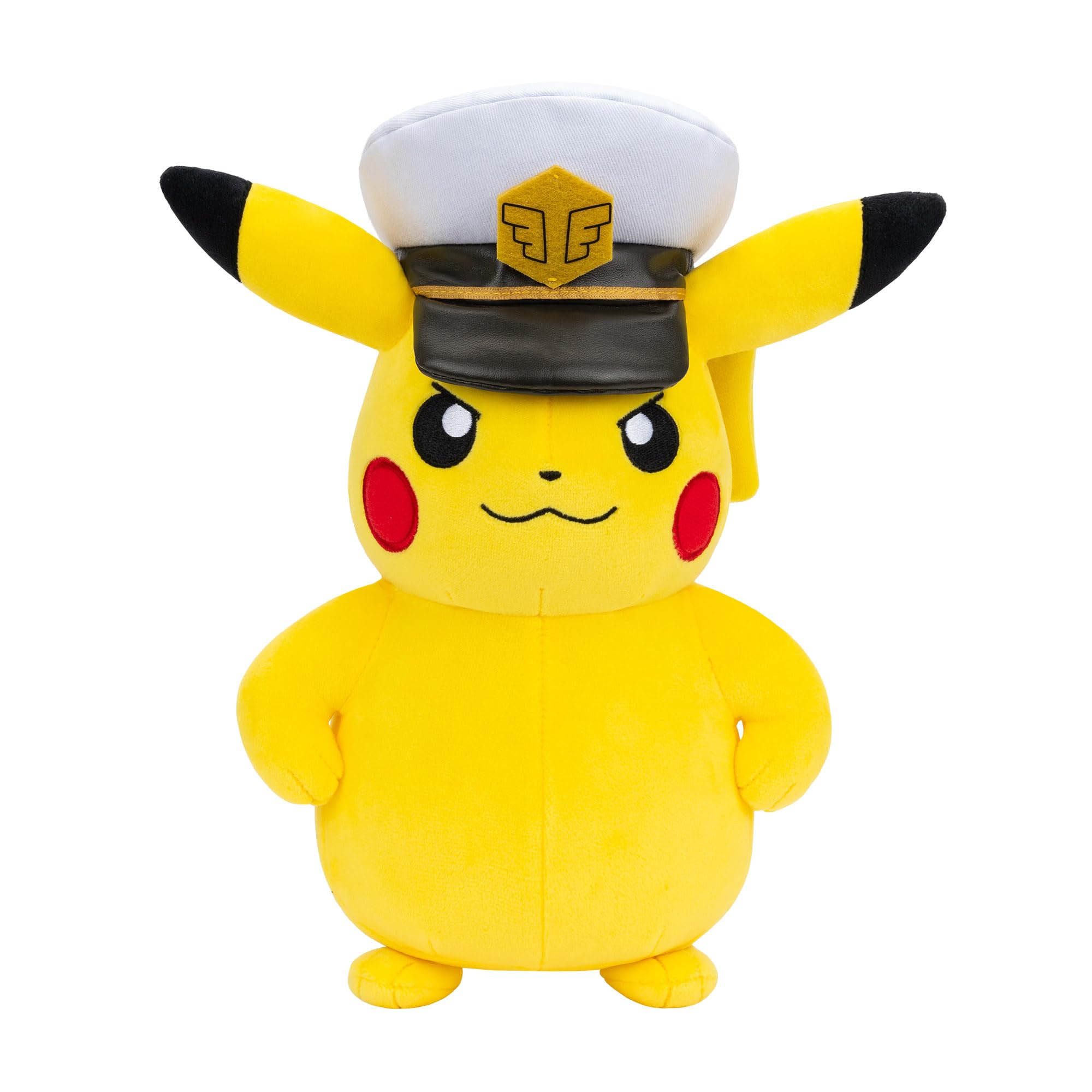 Pokémon Captain Pikachu Plush - 8-Inch Soft Plush with Captain's Hat 1