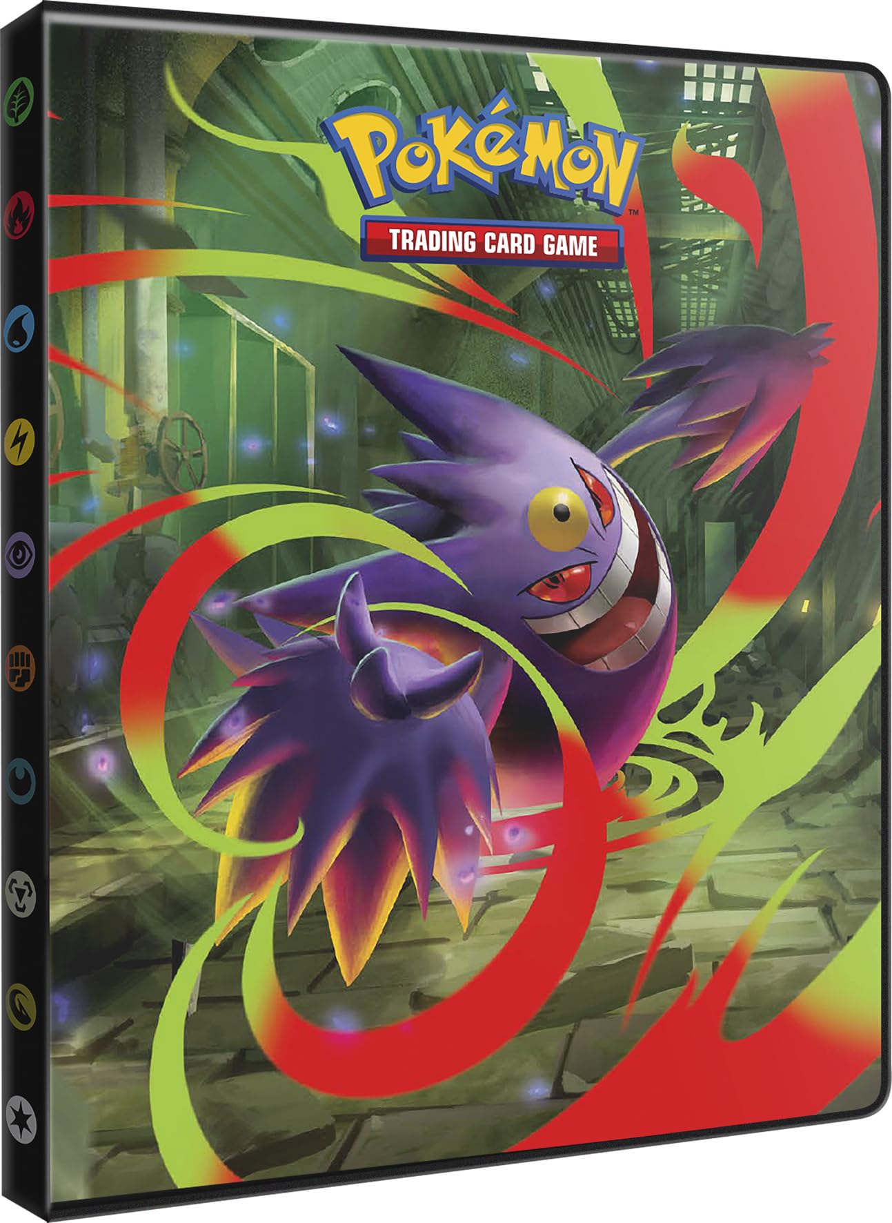 Ultra Pro Pokémon Mega Evolution: Fantasmagoric Flames Portfolio | Holds 80 Cards | Black