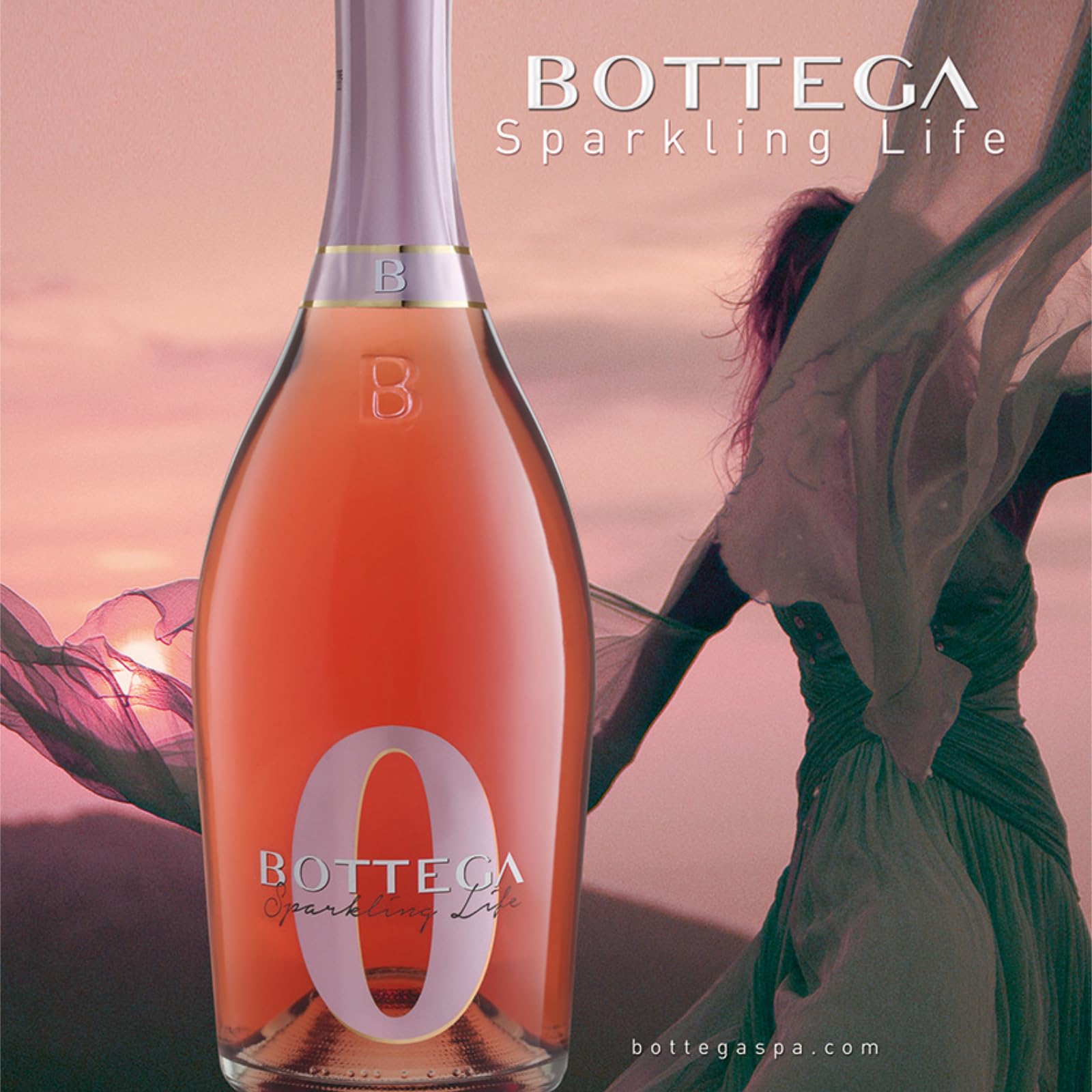 Bottega - Sparkling Life 0 Rose Non-Alcoholic Sparkling Drink (750 ml) 7