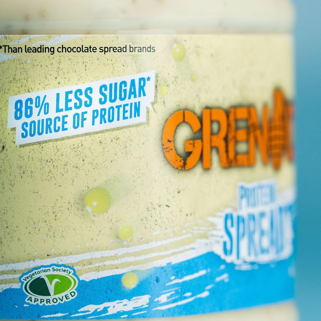 Grenade White Chocolate Cookie Protein Spread 360g - High Protein, Low Sugar, Vegetarian Friendly 5