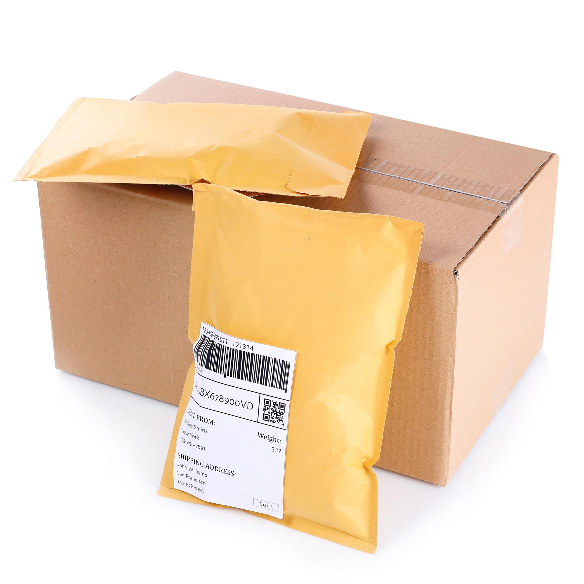 Merrimen Padded Envelope Mailers - A5 Size, 10 Pack Gold | Lightweight Protection 7