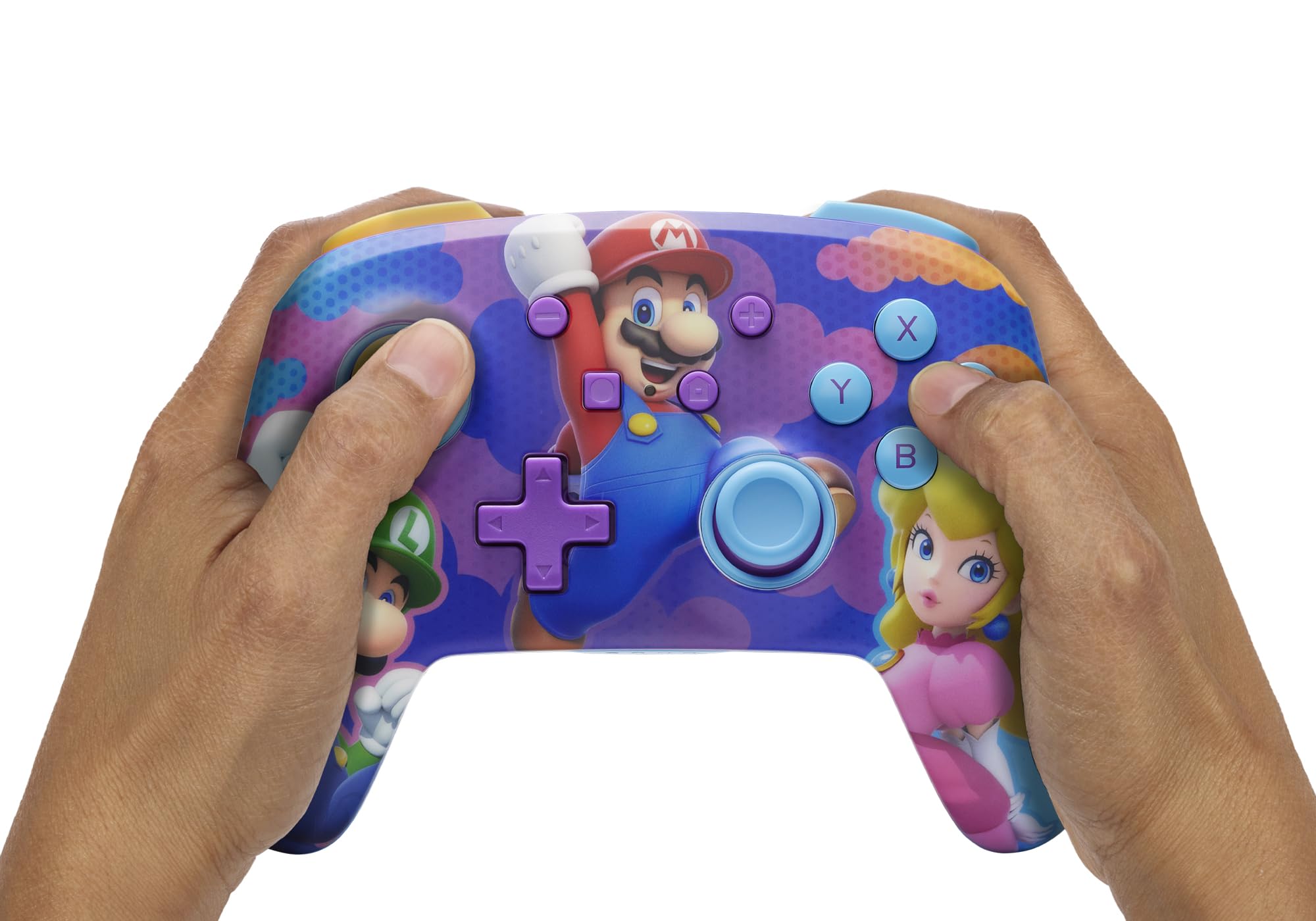 PowerA Enhanced Wireless Controller for Nintendo Switch - Color Splash Heroes 7