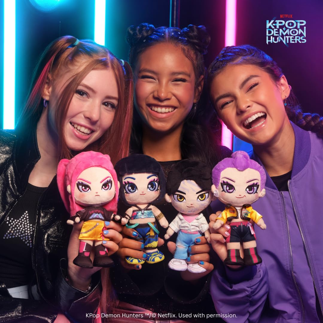 Jazwares KPop Demon Hunters Mira 8-inch Plush - Collectible Stuffed Toy | Ages 6+ 2