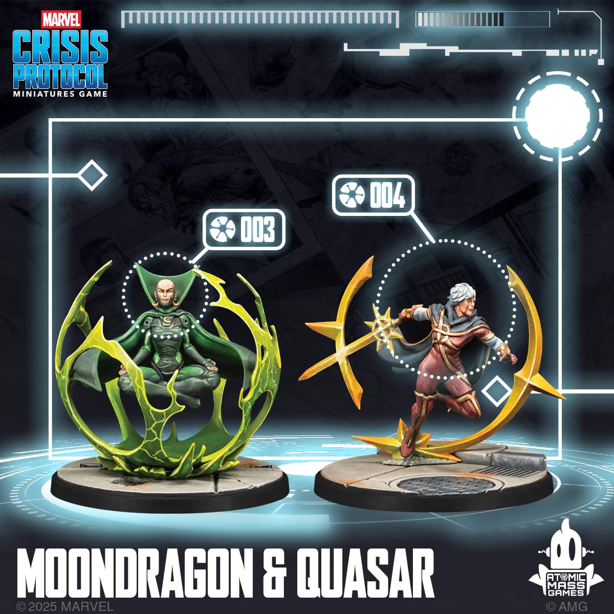 Asmodee Marvel: Crisis Protocol Adam Warlock, Moondragon, Quasar Character Pack | 2 Players | 120 Min 6
