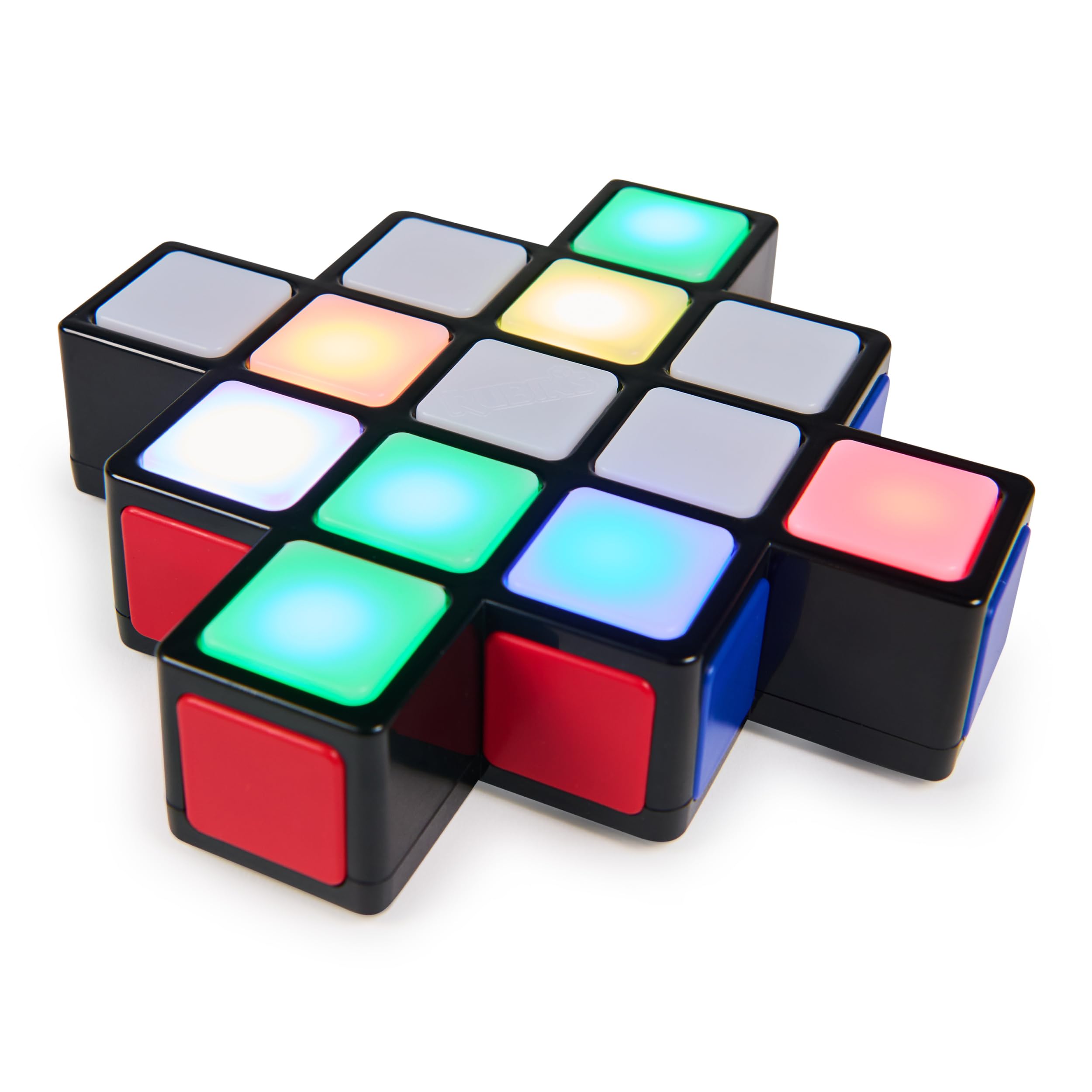 Rubik's Rush Electronic Light-Up Sequential Puzzle Game - 1-4 Players, Ages 7+