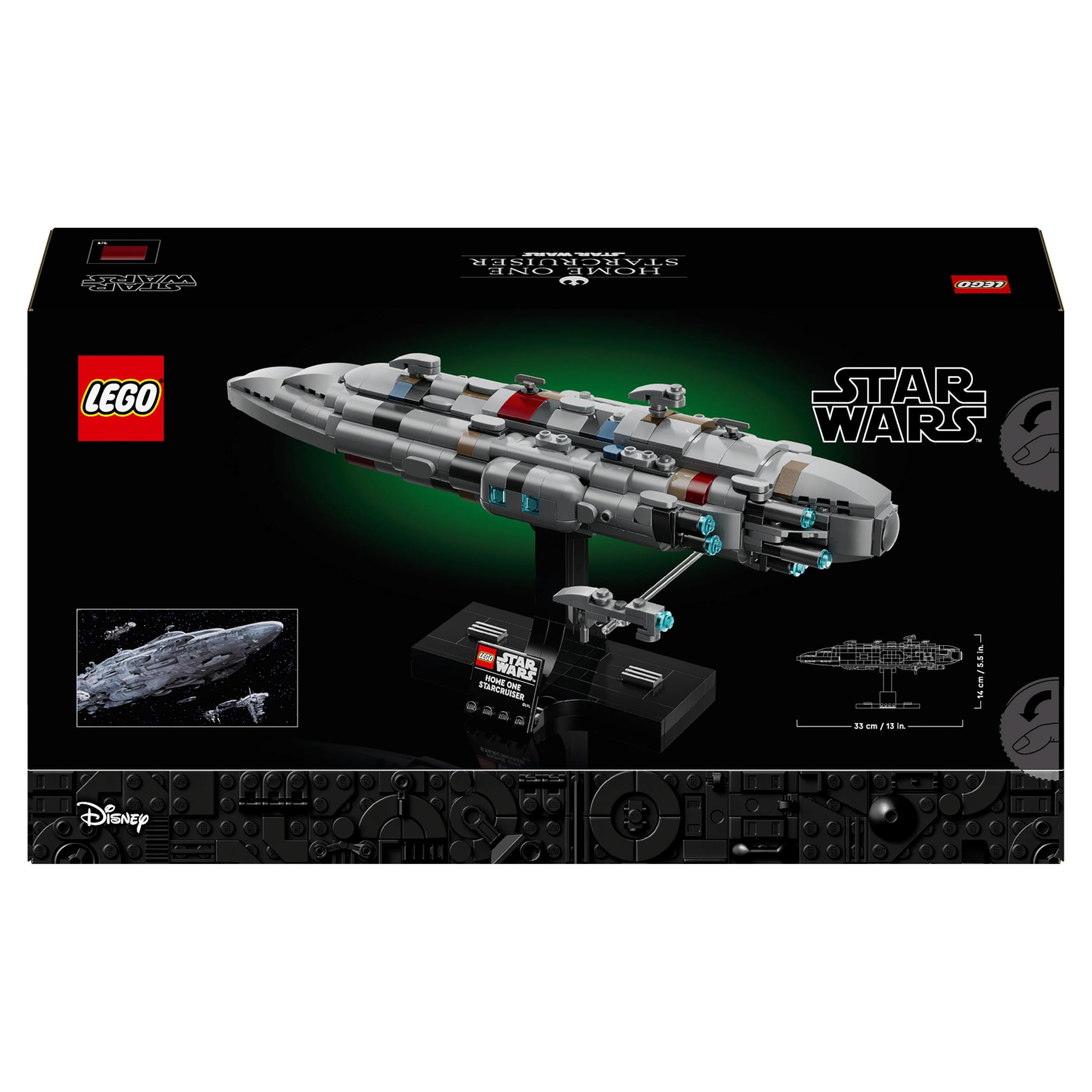 LEGO Star Wars 75405 Home One Starcruiser Building Set - Collectible Build-and-Display Model for Adults 2