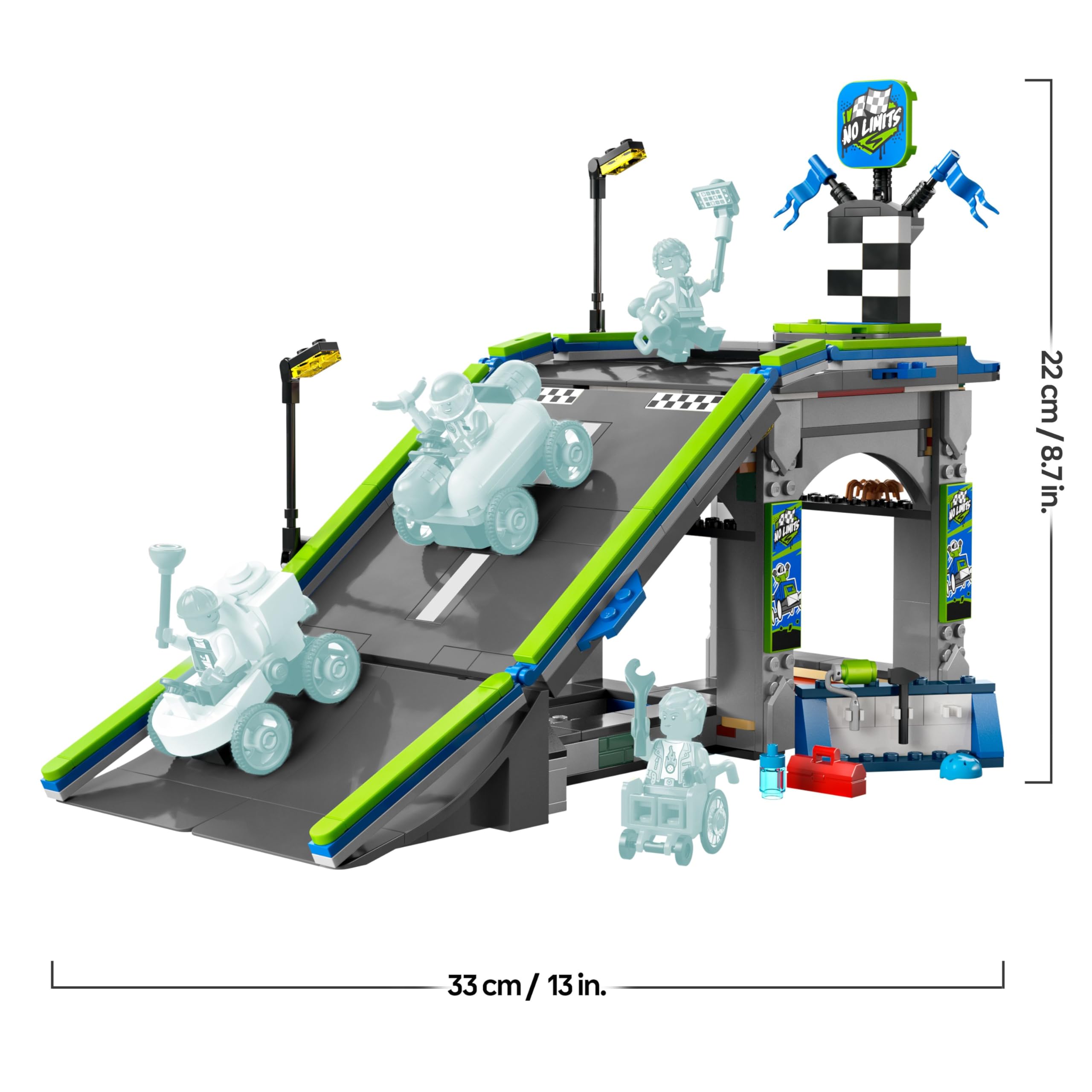 LEGO City No Limits: Race Car Ramp Track Set - Building Toy for 6+ Year Olds 2
