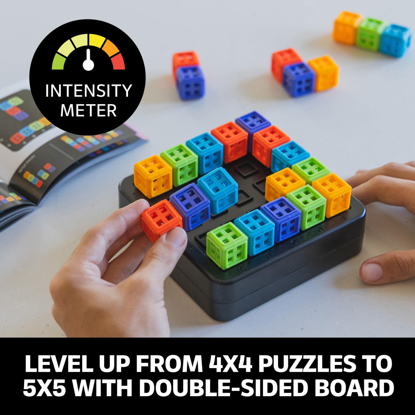 Educational Insights Kanoodle SudoQube 27-Piece Brain Teaser Puzzle | 100 Challenges | Ages 7-11 4