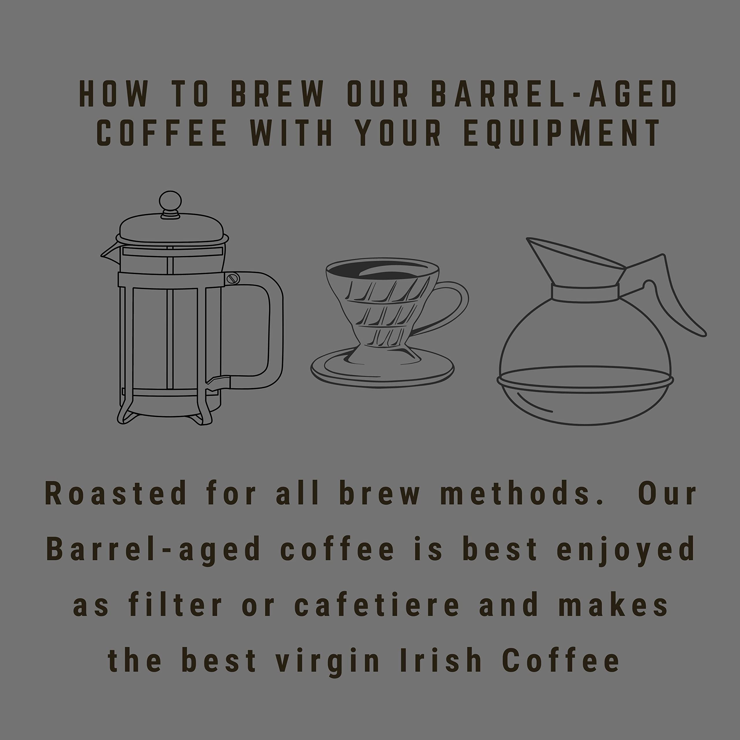 Brady's Irish Barrel Aged Ground Coffee - 100% Arabica Medium Roast - 227g 14