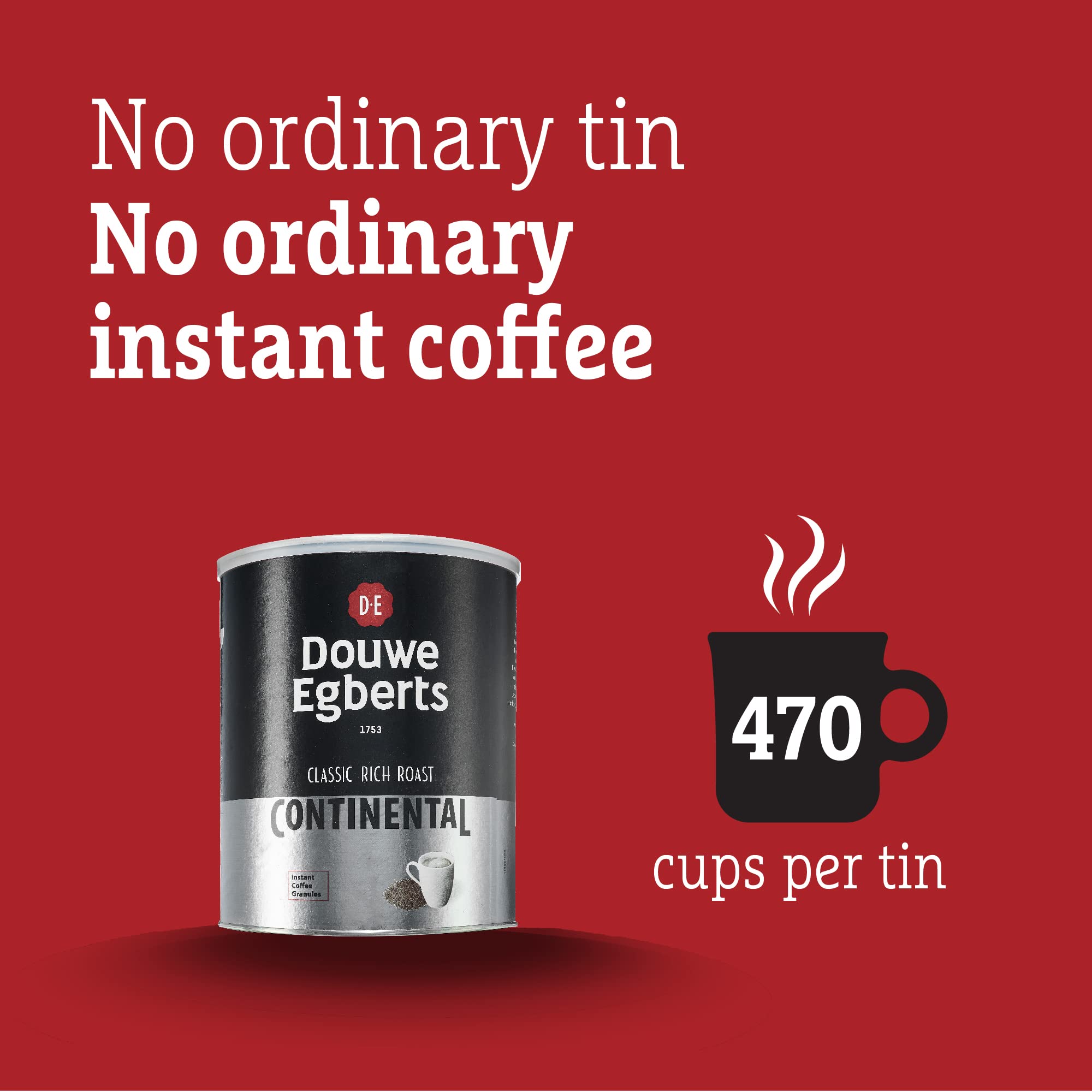 Douwe Egberts Continental Coffee Rich Roast 750g Instant Coffee 7