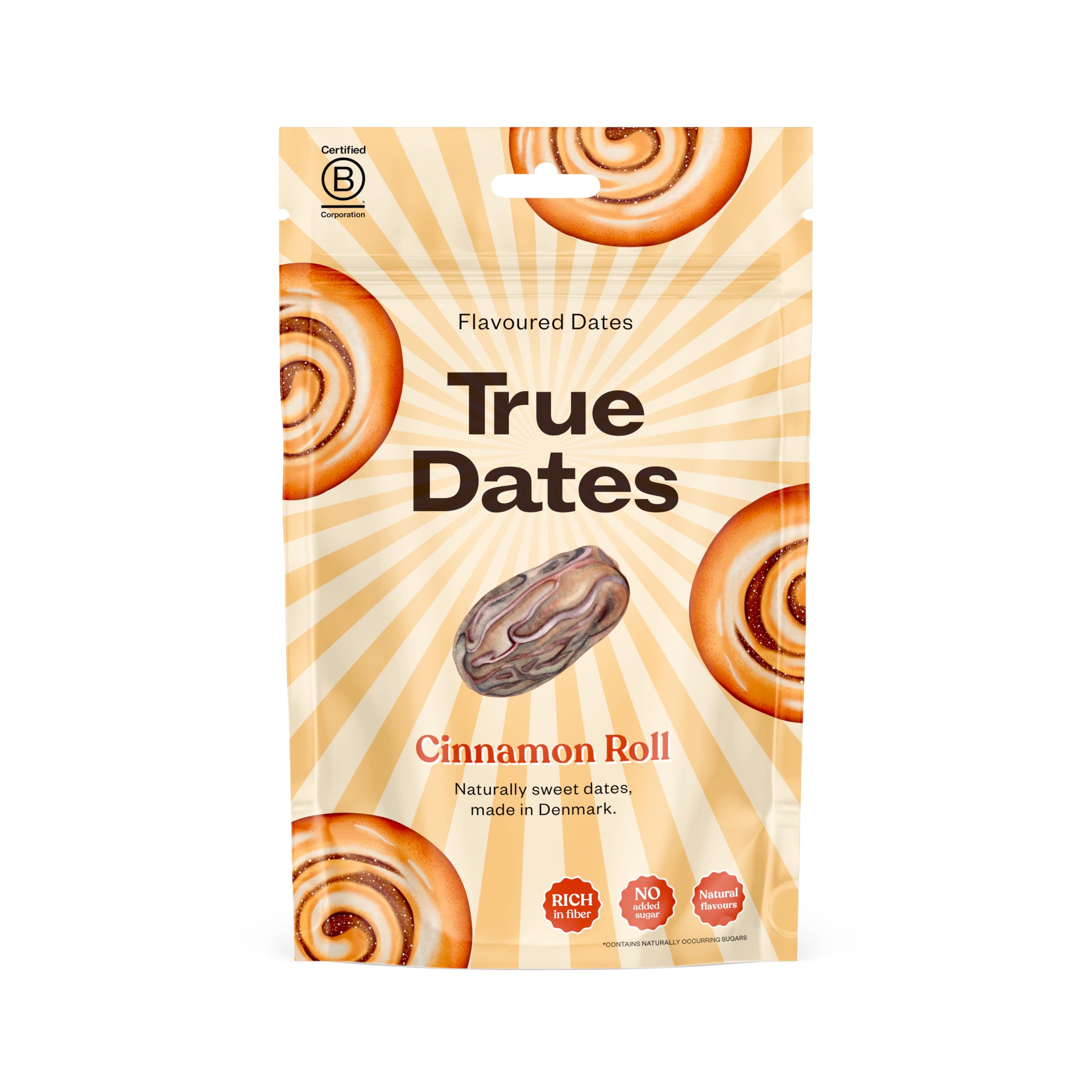 True Gum Mixed Flavours Dates - 4 x 100g Pack | No Added Sugar | Vegan-Friendly 5