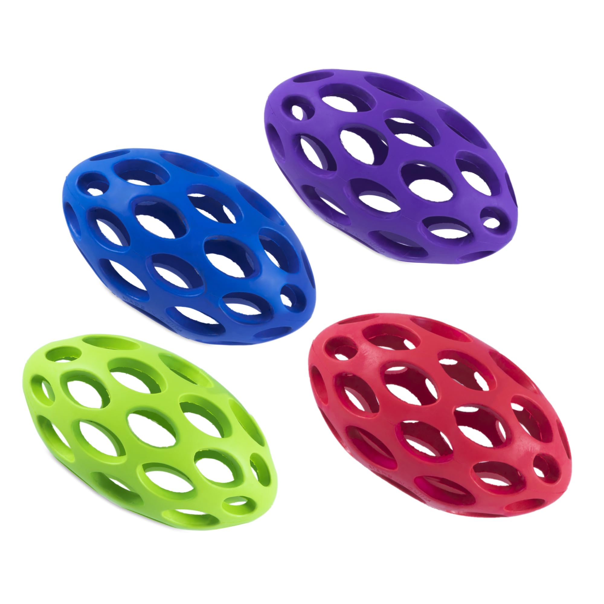JW Hol-ee Roller Dog Toy Treat Ball - Medium Size, Natural Rubber, Vanilla Scented 4