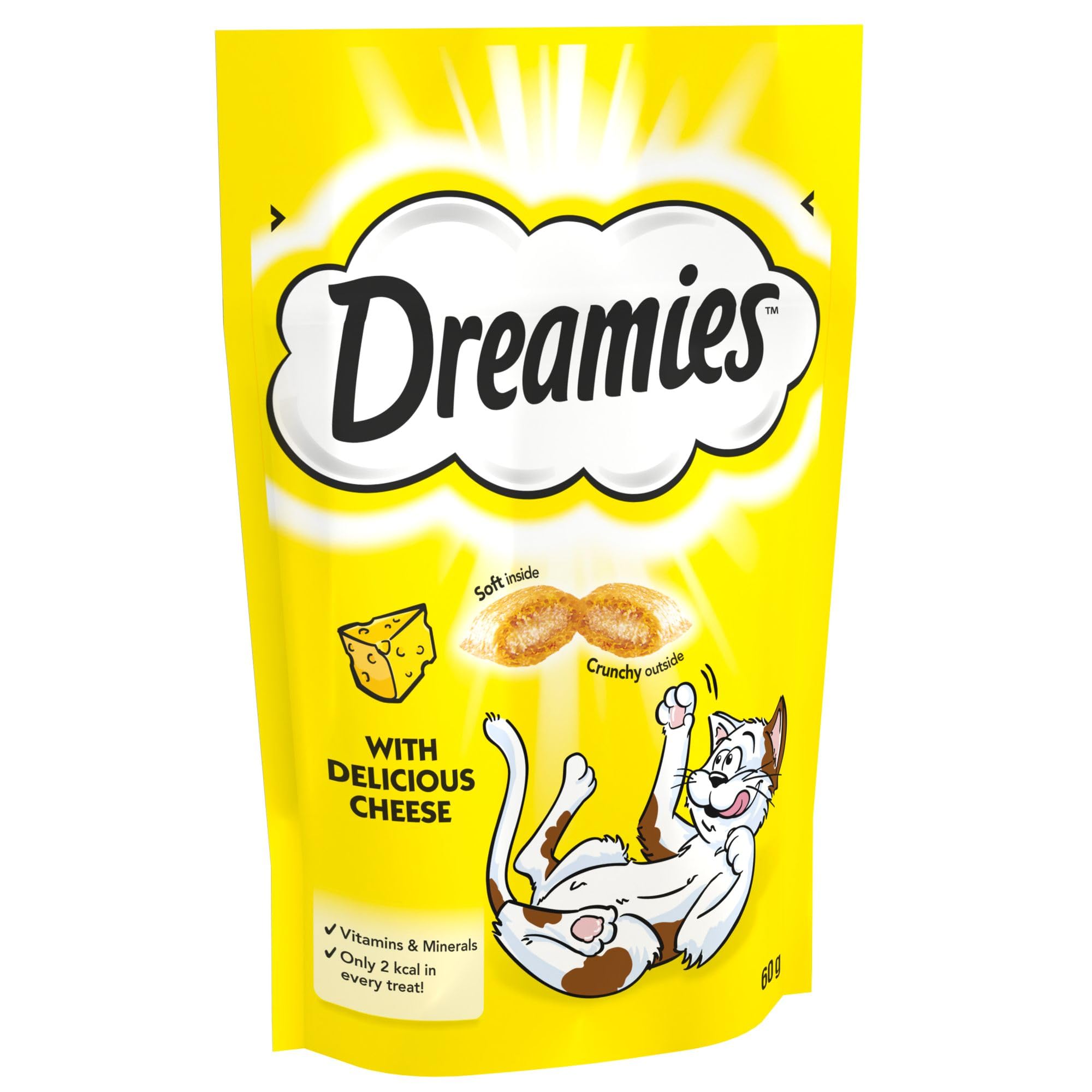 Dreamies - Cheese Cat Treats (8 x 60g Pouches)