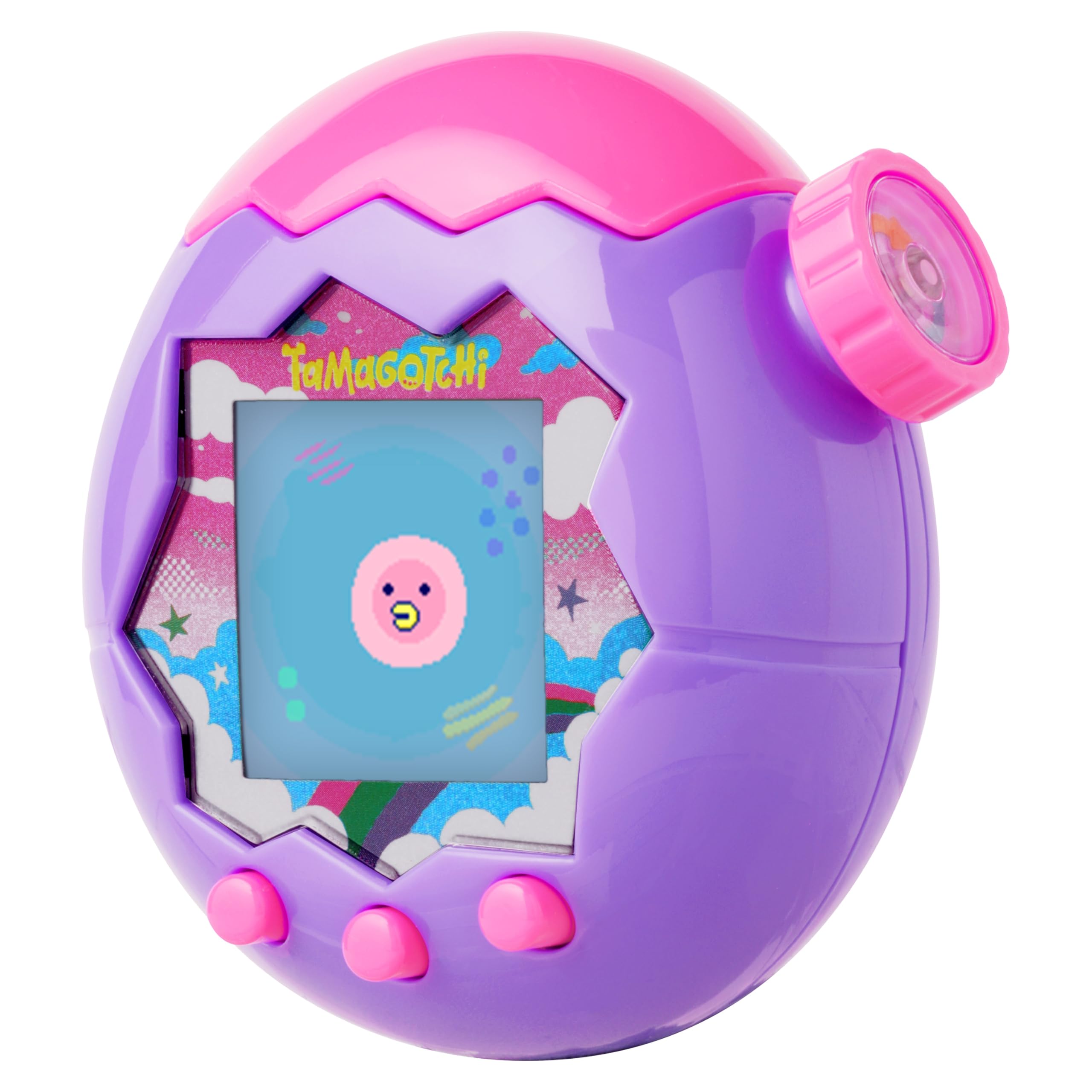 Bandai Tamagotchi Paradise Digital Pet - Electronic Interactive Toy with Zoom Function, Sky Shell, Ages 8+ 2