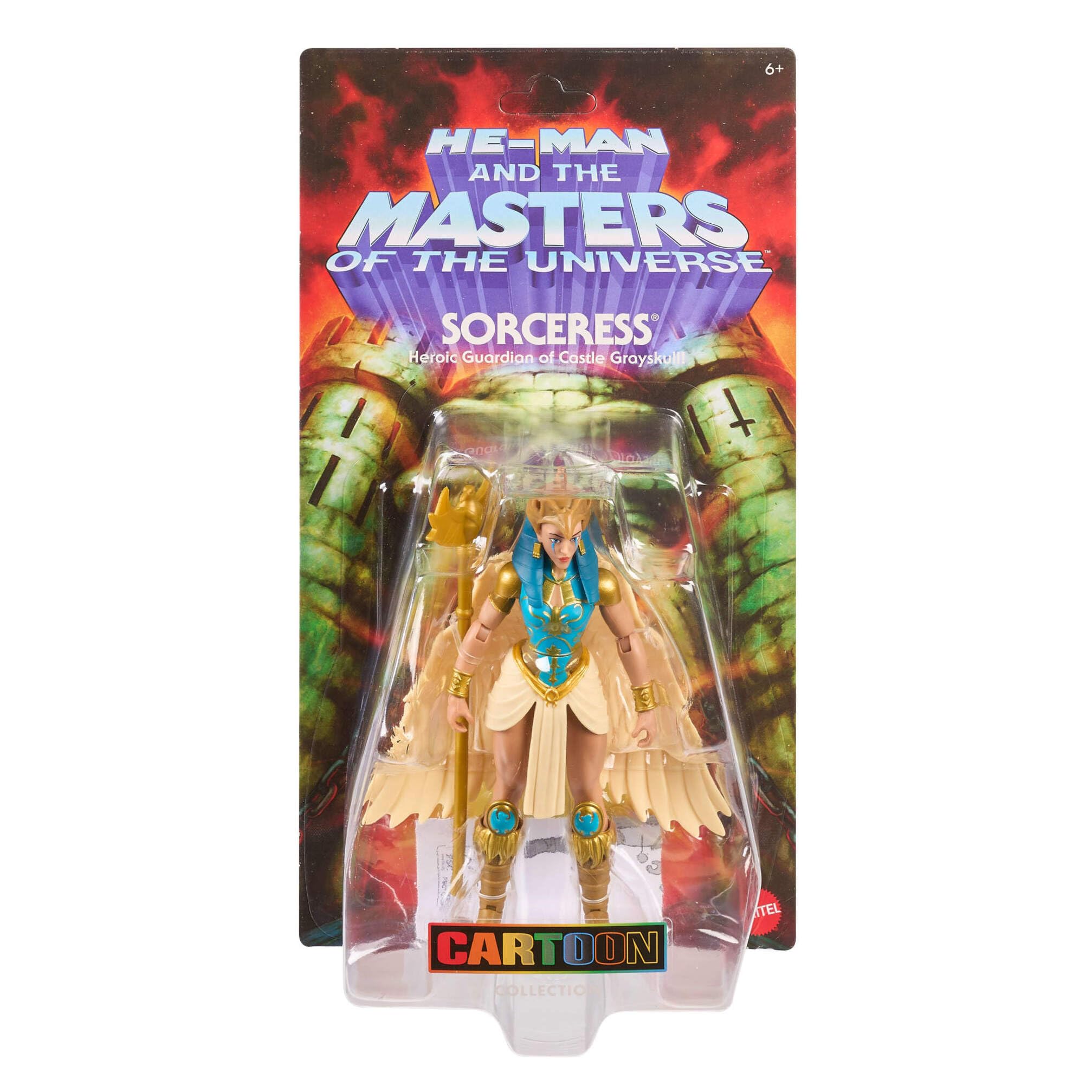 Masters of the Universe Origins 200X Sorceress Action Figure - 5.5-inch Scale, 16 Points of Articulation, Staff Accessory