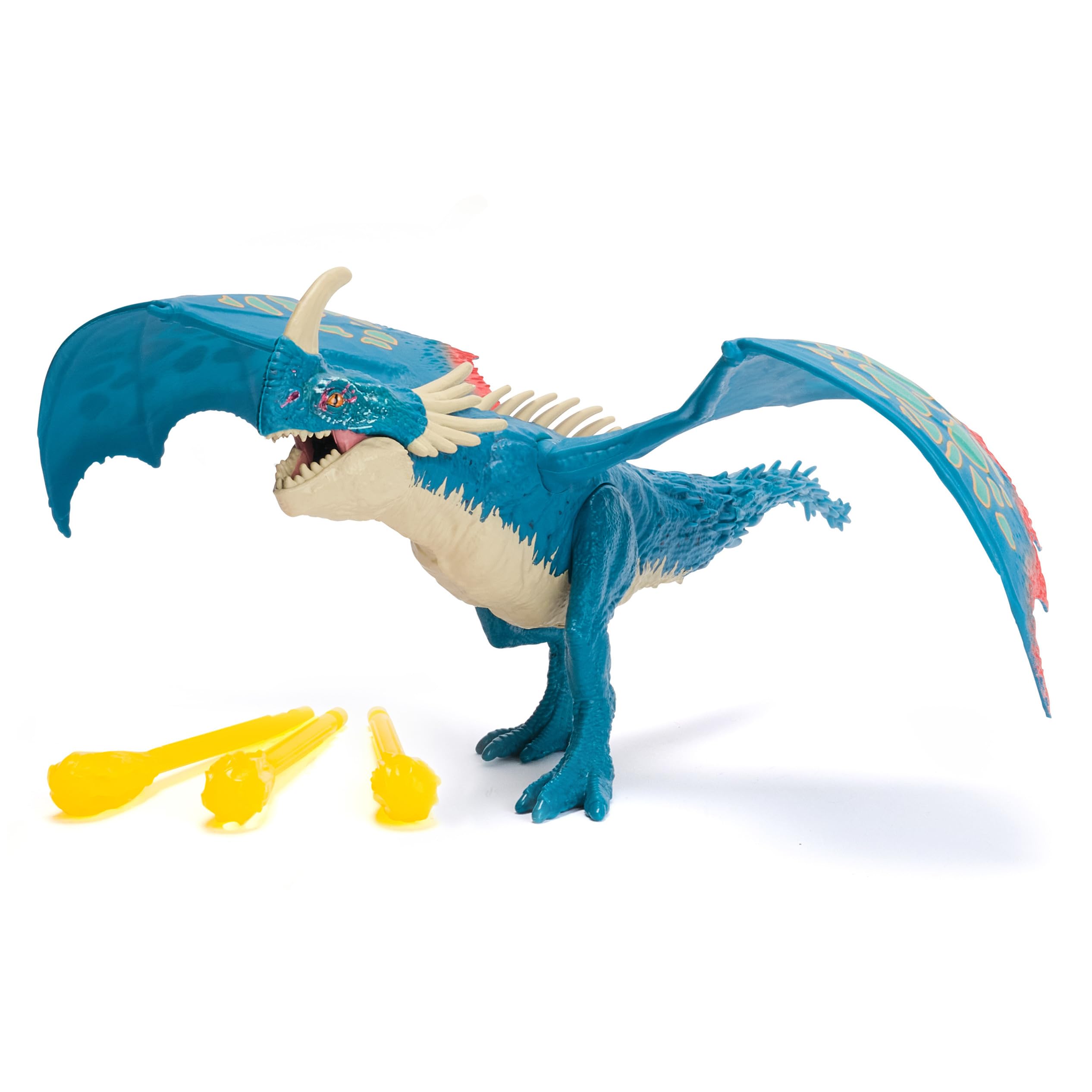 Dreamworks Dragons Battle Dragons Fire Blast Deadly Nadder Action Figure - 10 Inch, Multicolor