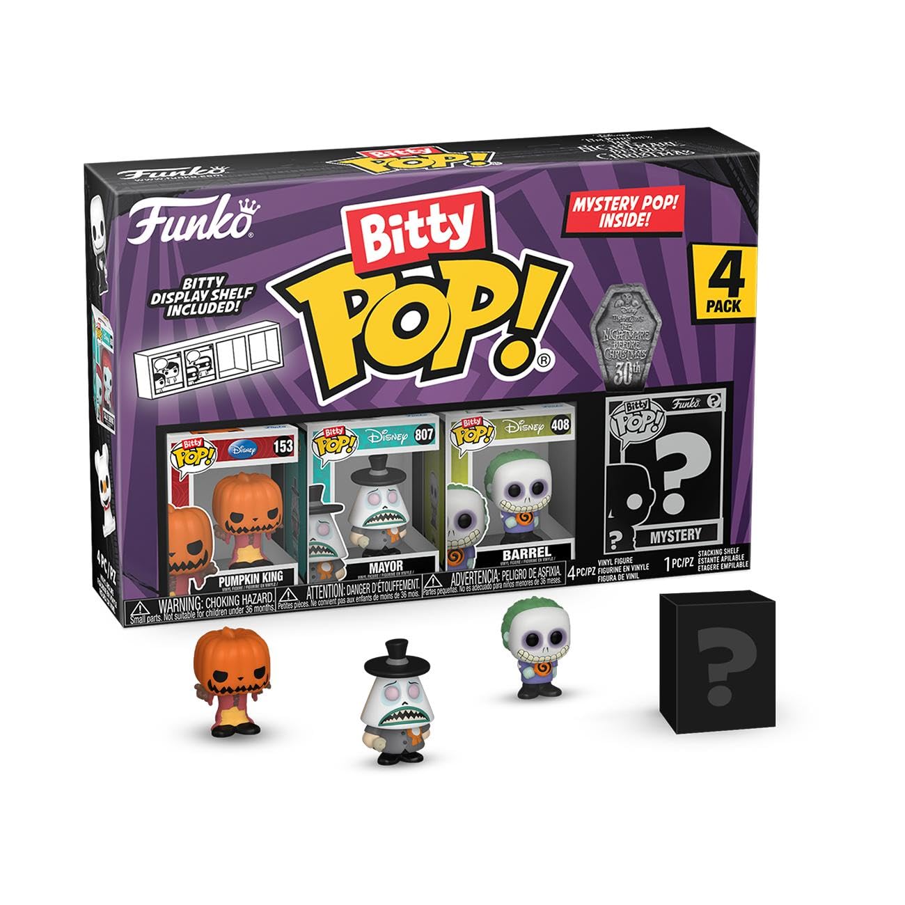 Funko Bitty POP! The Nightmare Before Christmas - Pumpkin Jack Vinyl Figure (73020) 9