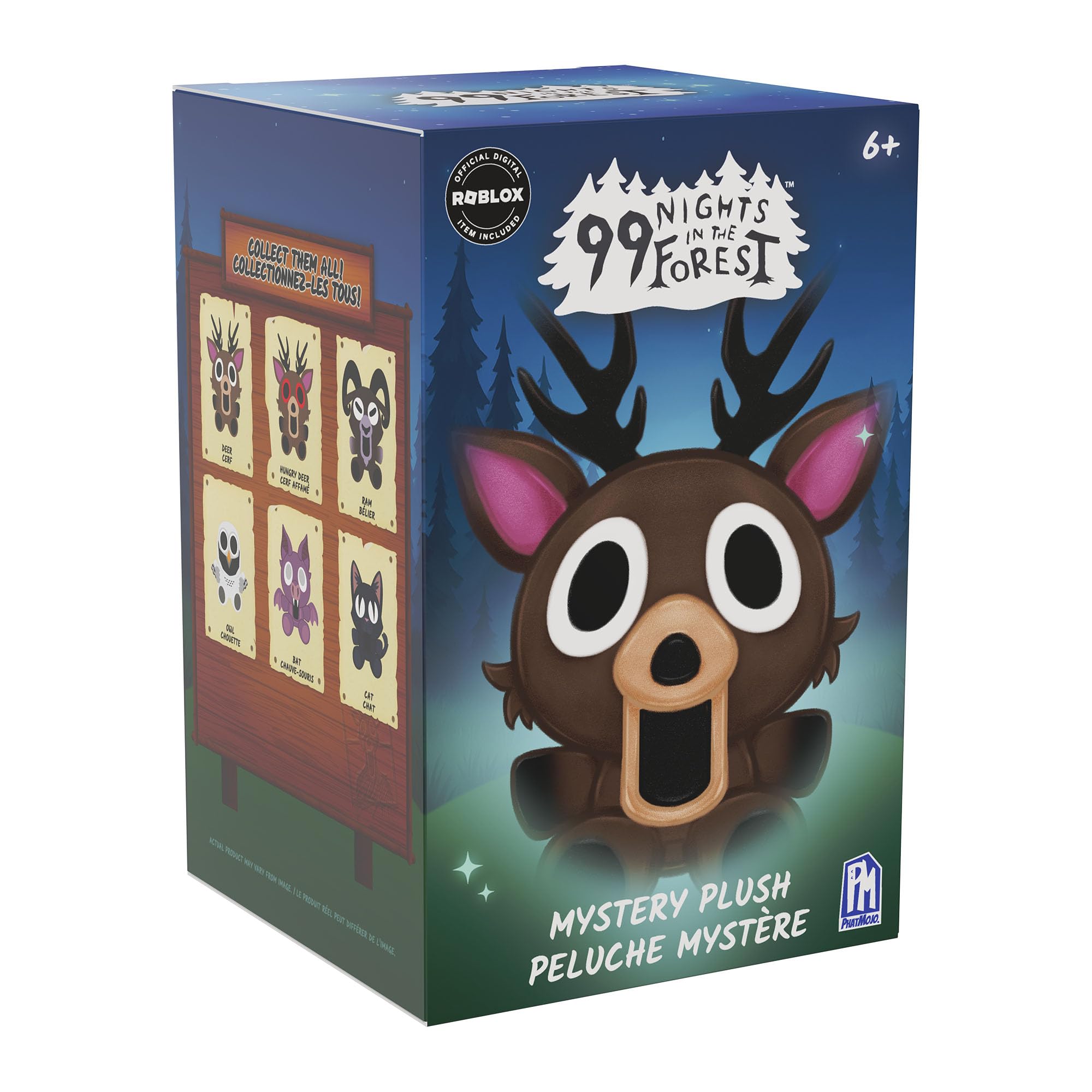 99 Nights in the Forest Collectible Plush Assortment Series 1 Mystery Blind Box | 5.5 Inch | Includes Roblox DLC Code