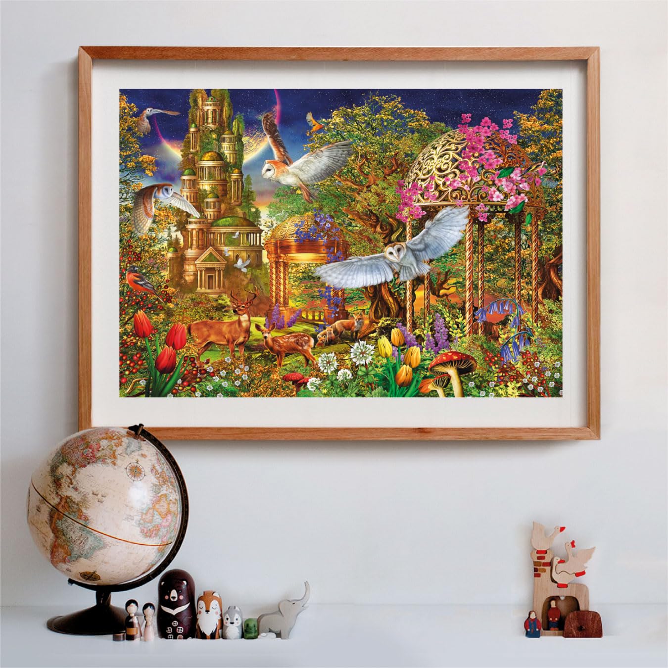 Clementoni Woodland Fantasy Garden Jigsaw Puzzle - 1500 Pieces | 59,2 x 84,3 cm 7