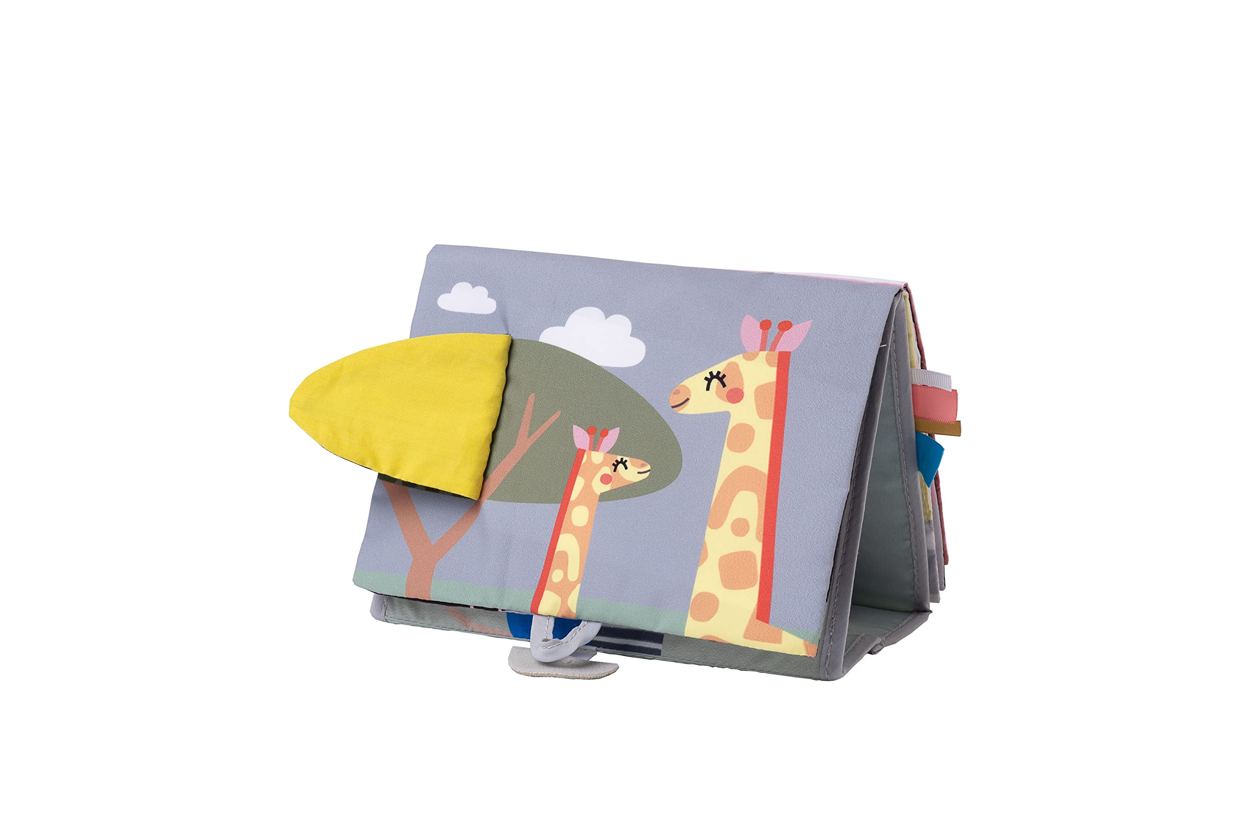 Taf Toys Savannah Tummy Time Book - Double-Sided Sensory Play for Newborns & Babies (0-3 Months+) 4