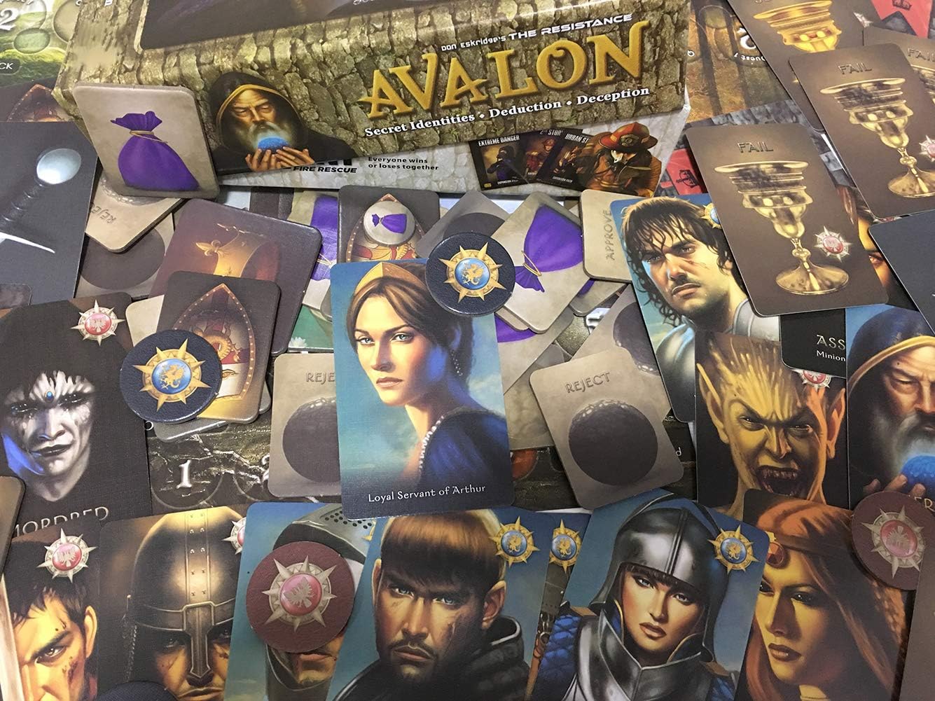 Indie Boards and Cards The Resistance: Avalon Dedicated Deck Card Game | Ages 13+ | 5-10 Players | 30 Min 2
