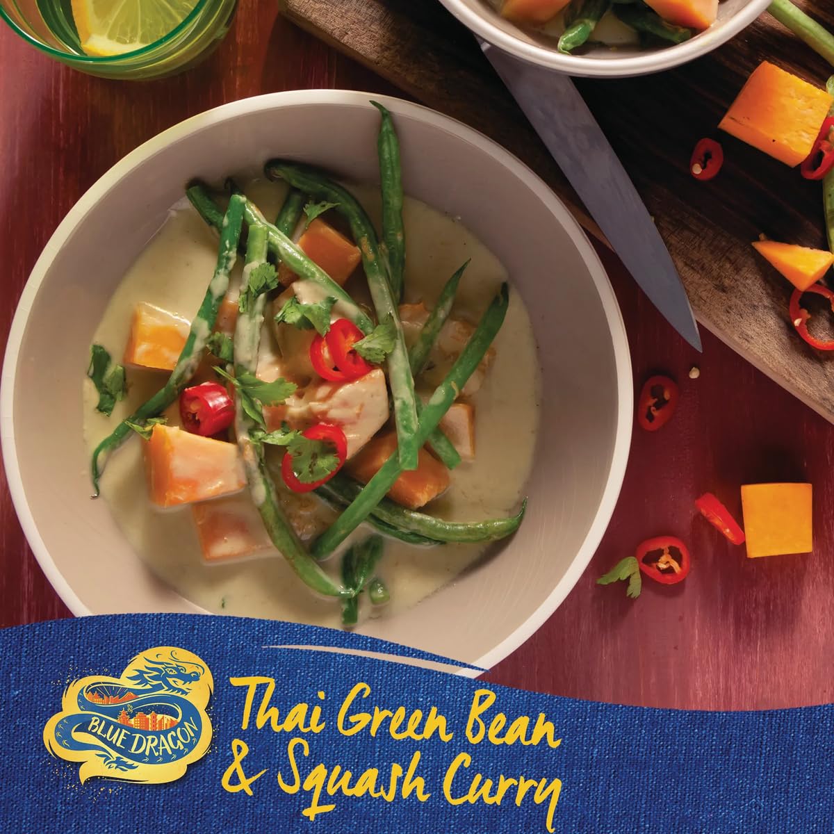 Blue Dragon Thai Green Curry Paste 170g - Medium Spice, Authentic Thai Curry Paste for Cooking