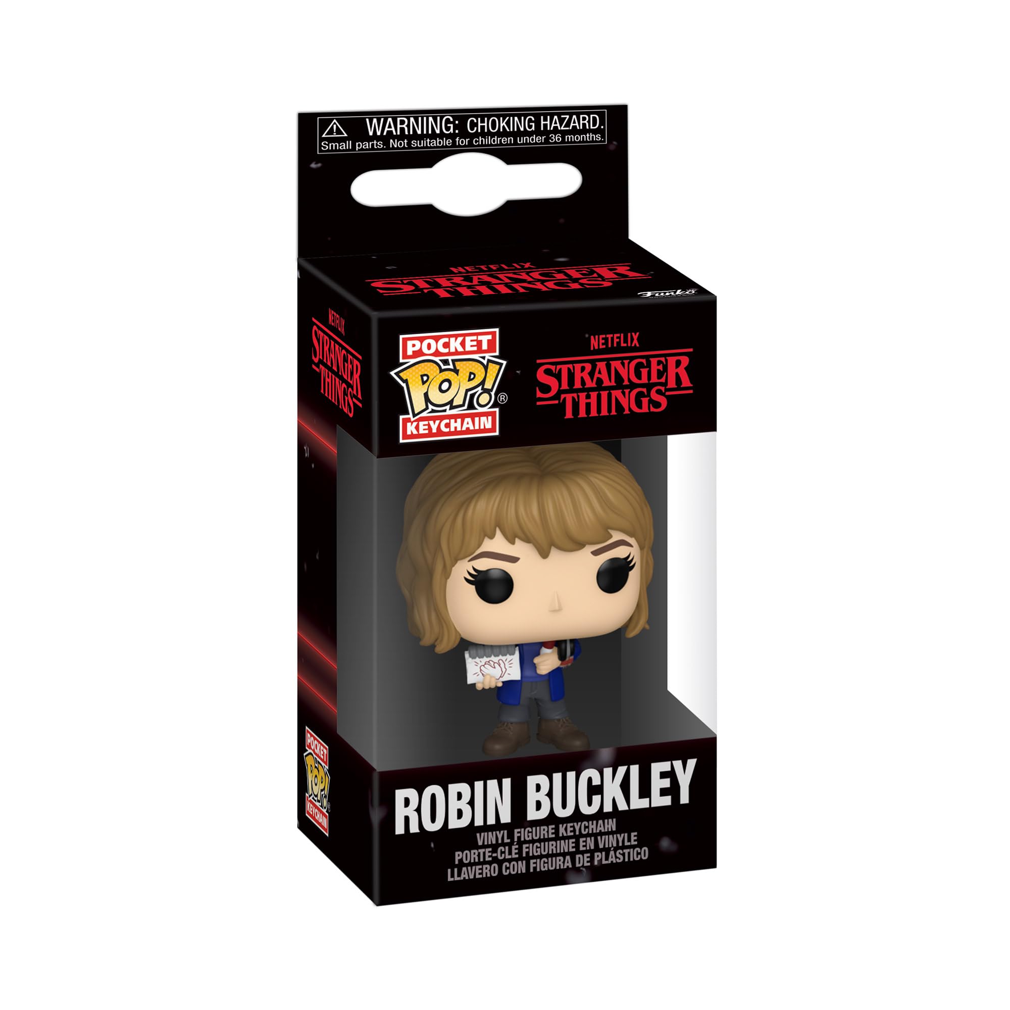 Funko POP! Keychain: Stranger Things Season 5 - Robin Buckley Vinyl Figure