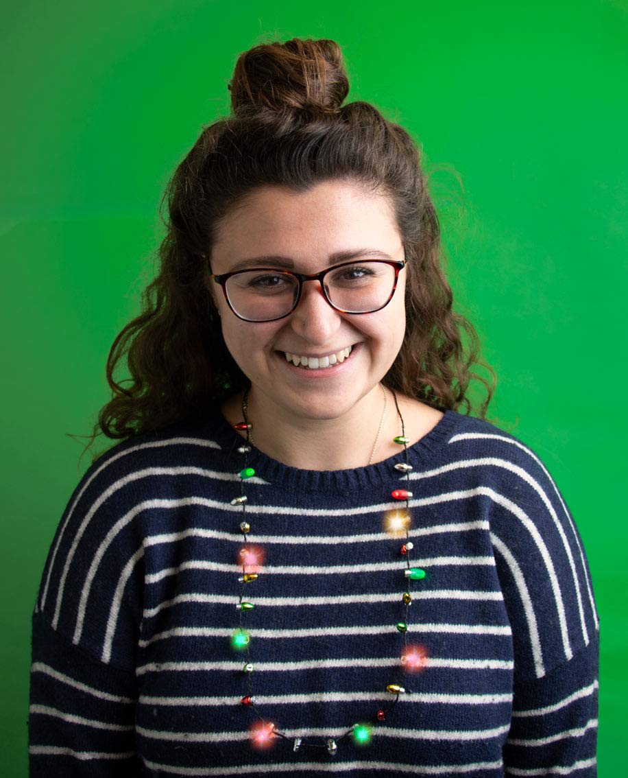 Talking Tables Christmas Light Up Necklace - Multi-Color Holiday Party Accessory, 22cm 7