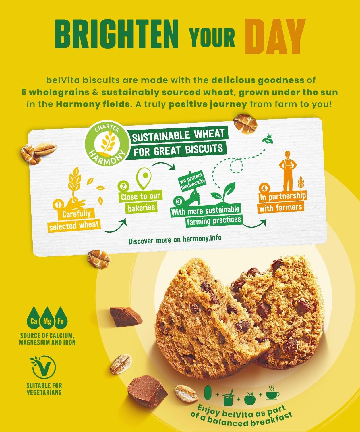 Belvita Chocolate Chip Soft Bakes Breakfast Biscuits - 250g 5