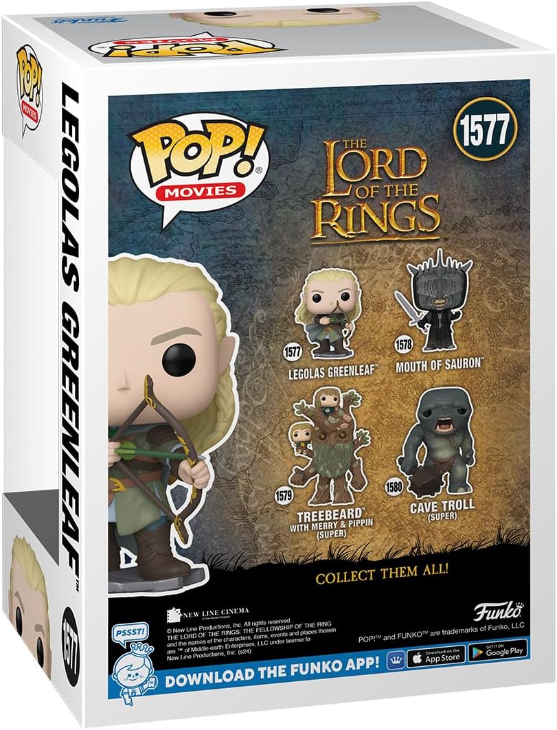 Funko Pop! Movies: The Lord of the Rings - Legolas Vinyl Figure (80831) 6