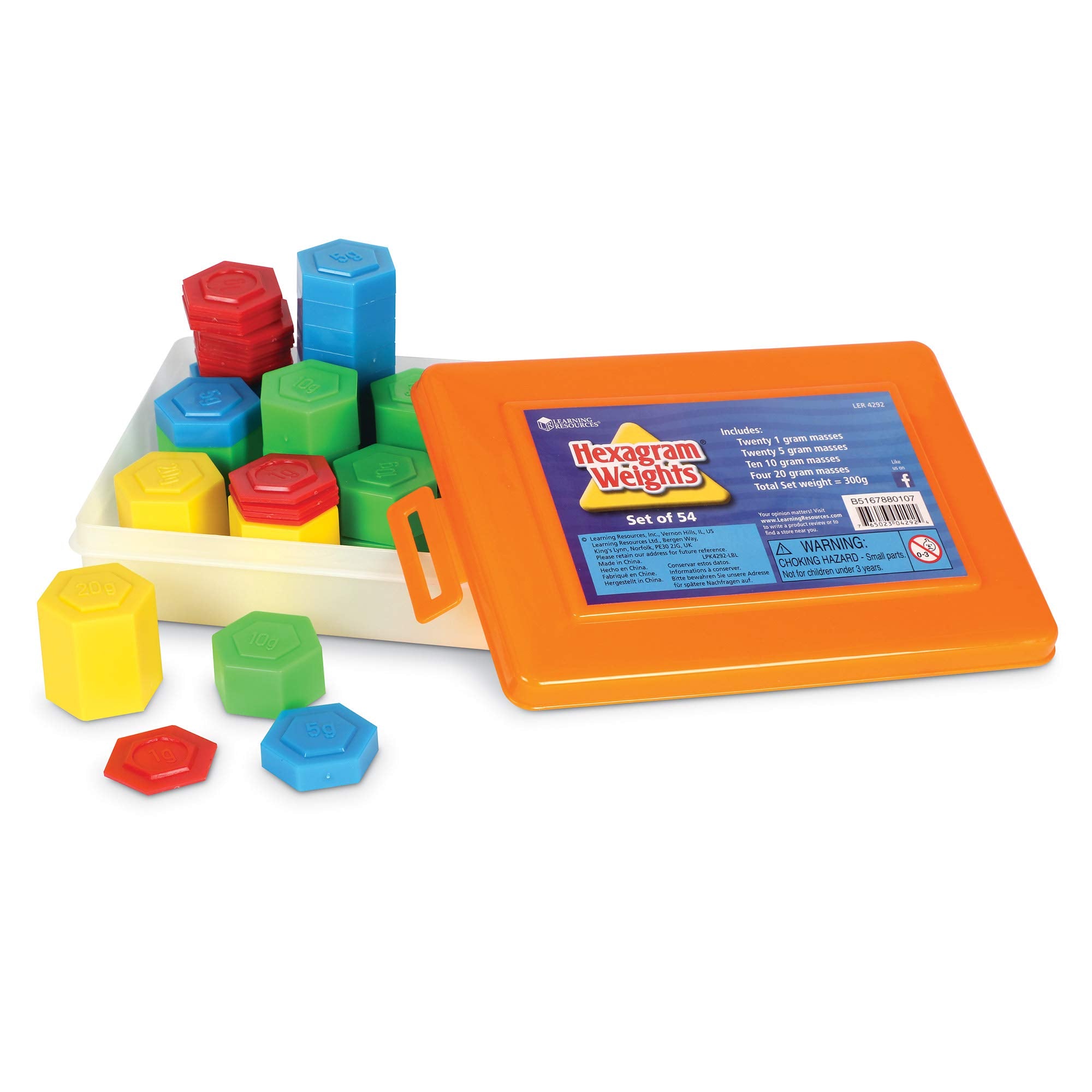 Learning Resources Metric Weight Set - Introduces Weighing Concepts | Ages 5-9 | LER4292