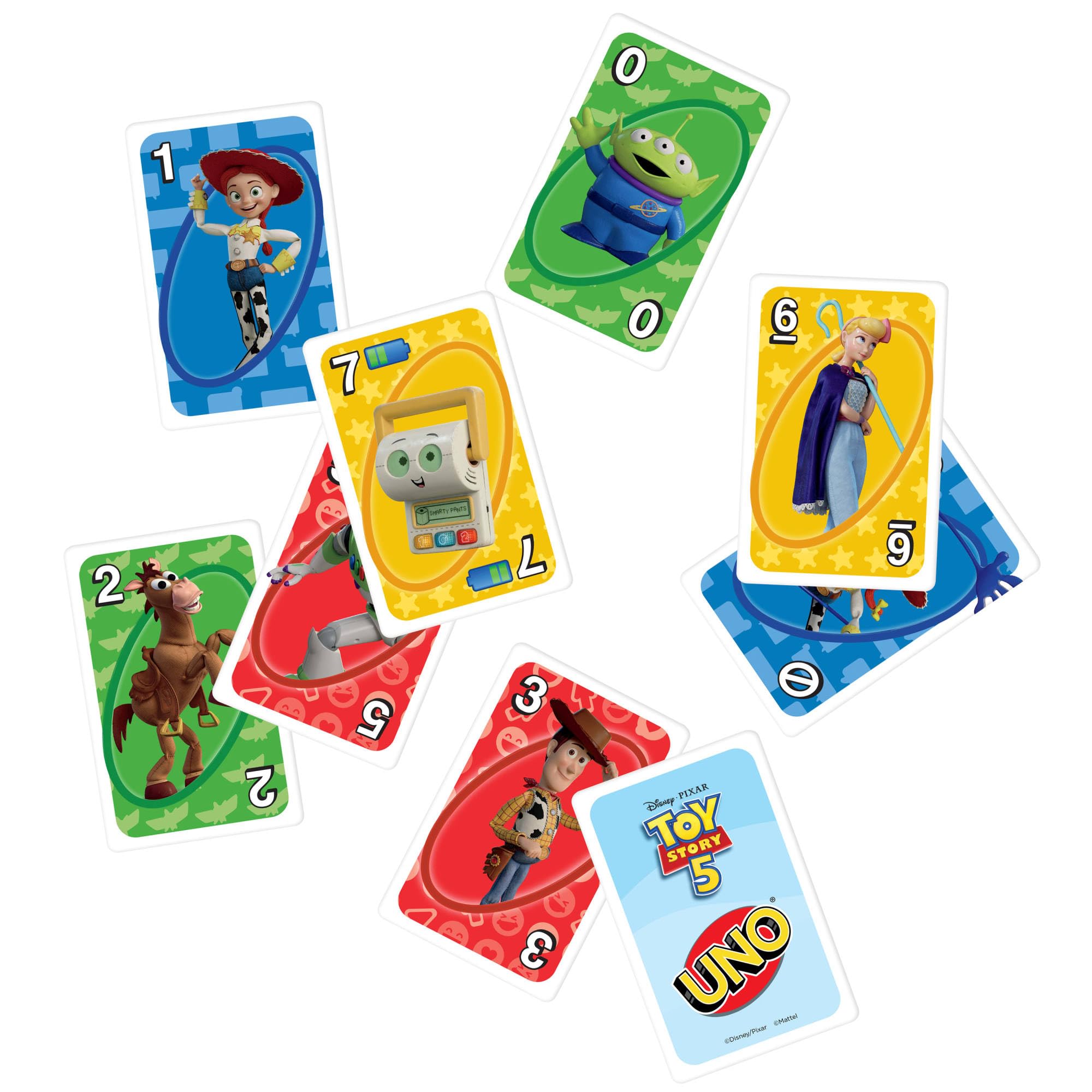 UNO Disney and Pixar Toy Story 5 Card Game - Multicolor, 2-10 Players, Ages 7+ 3