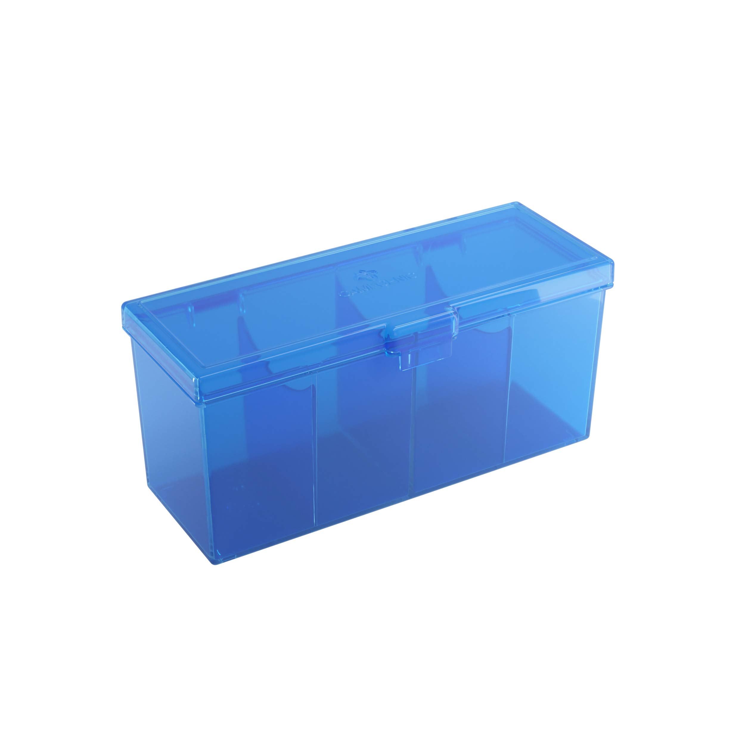 Gamegenic Fourtress 320-Card Deck Holder - Rigid, Stackable Storage | Blue 1