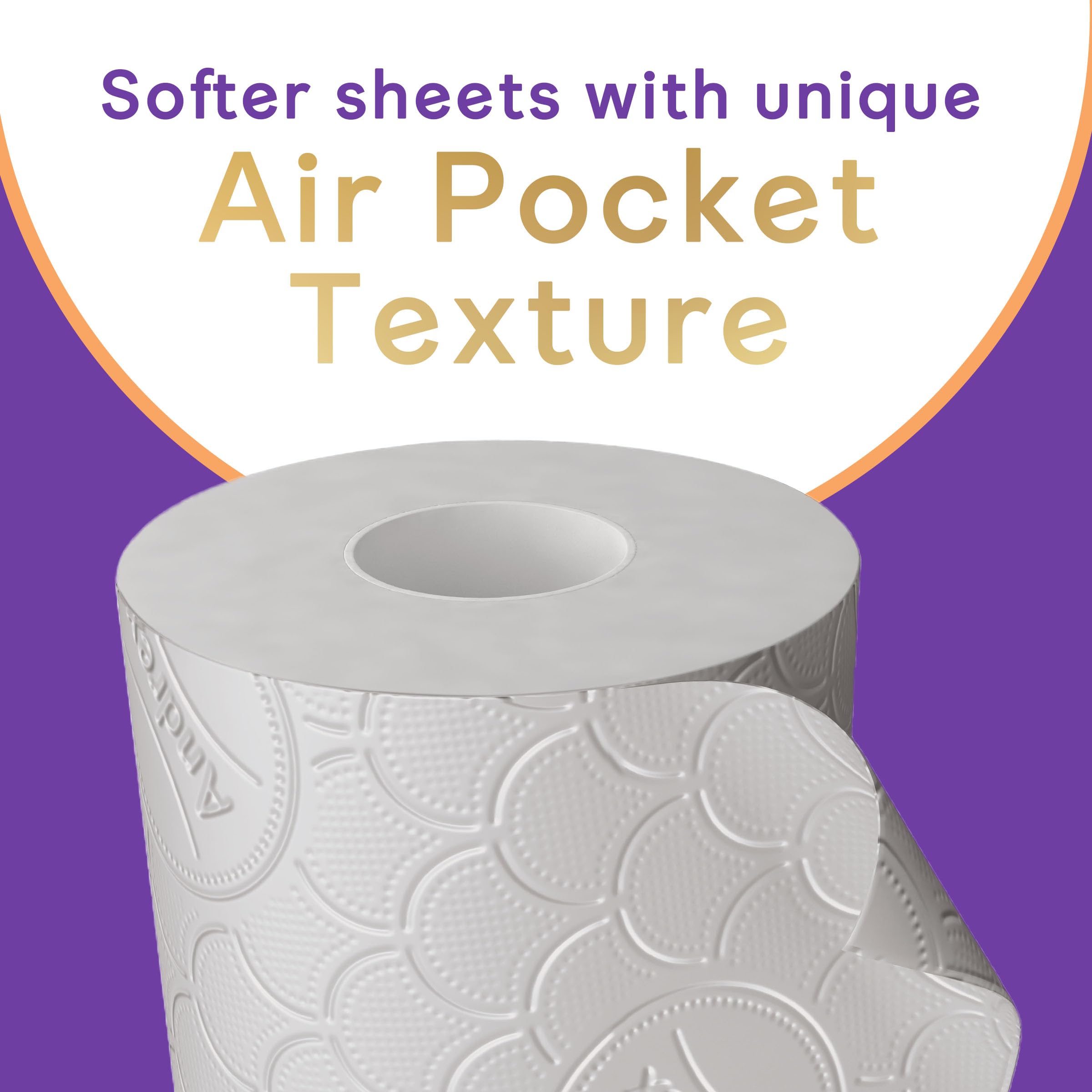 Andrex Ultimate Quilt Toilet Roll - 24 Rolls, 3-Ply, Thick & Super Soft Sheets
