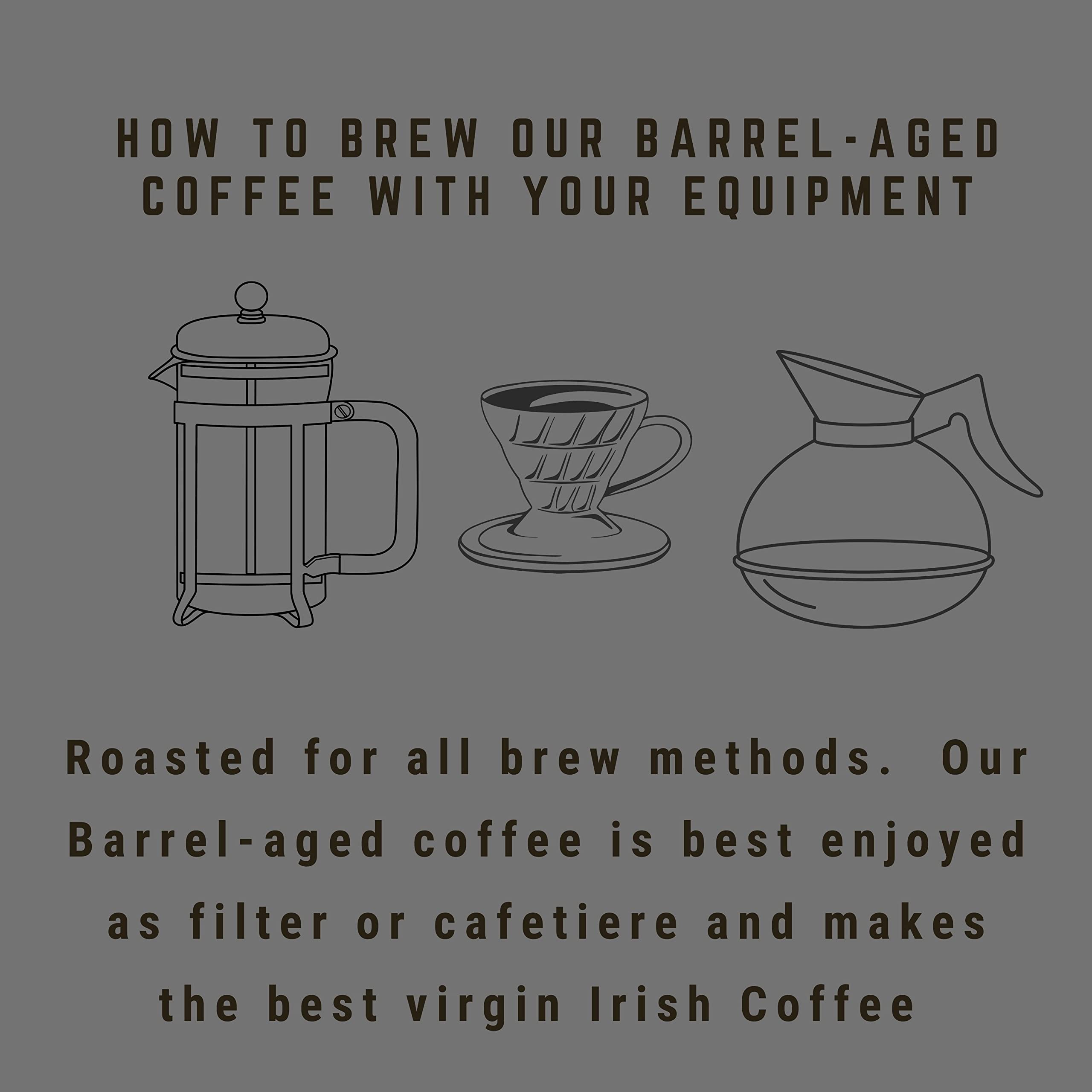 Brady's Irish Barrel Aged Whole Bean Coffee - 180g Medium Roast 4