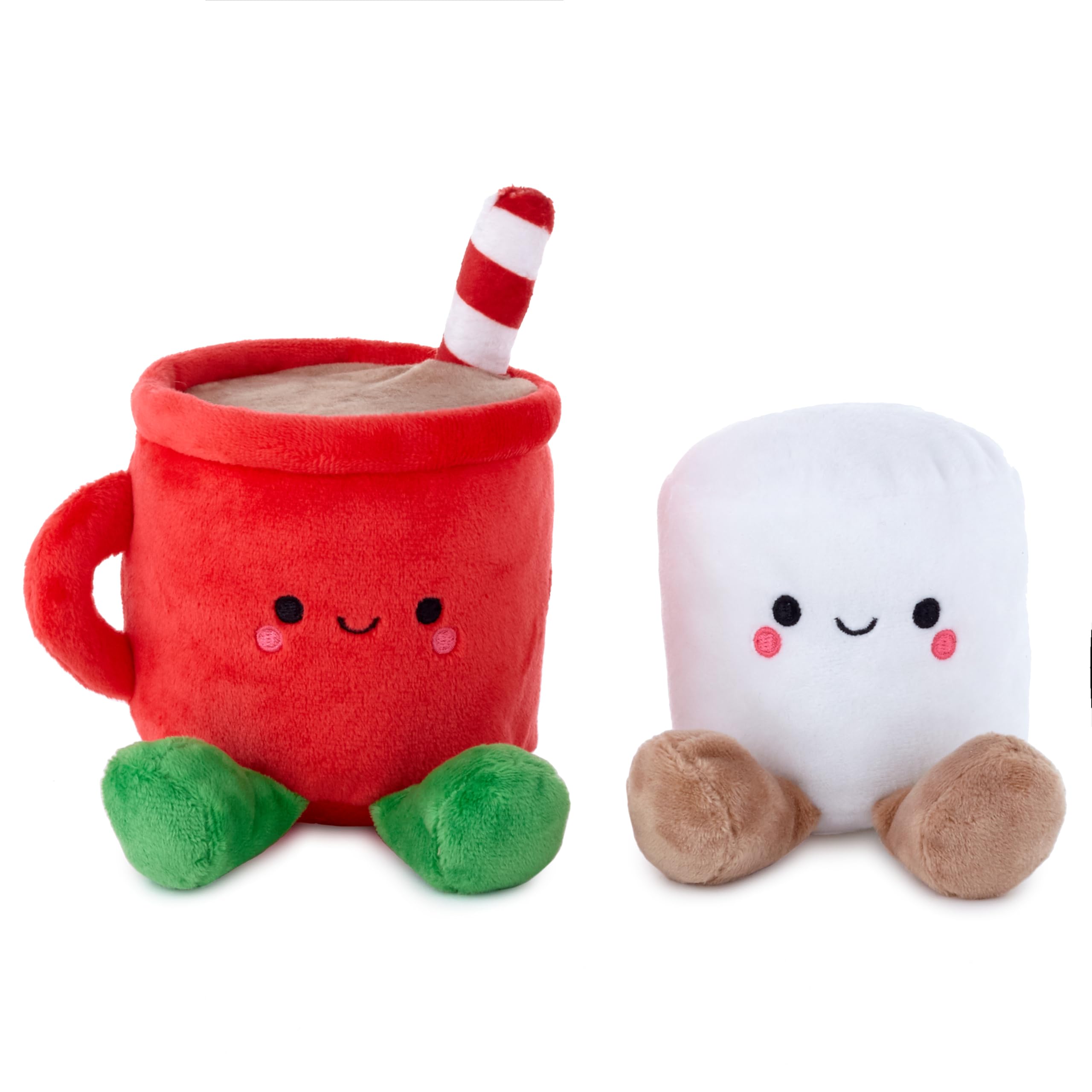 Hallmark Better Together Hot Chocolate & Marshmallow Plush Pair - Adorable Magnetic Soft Toys 5