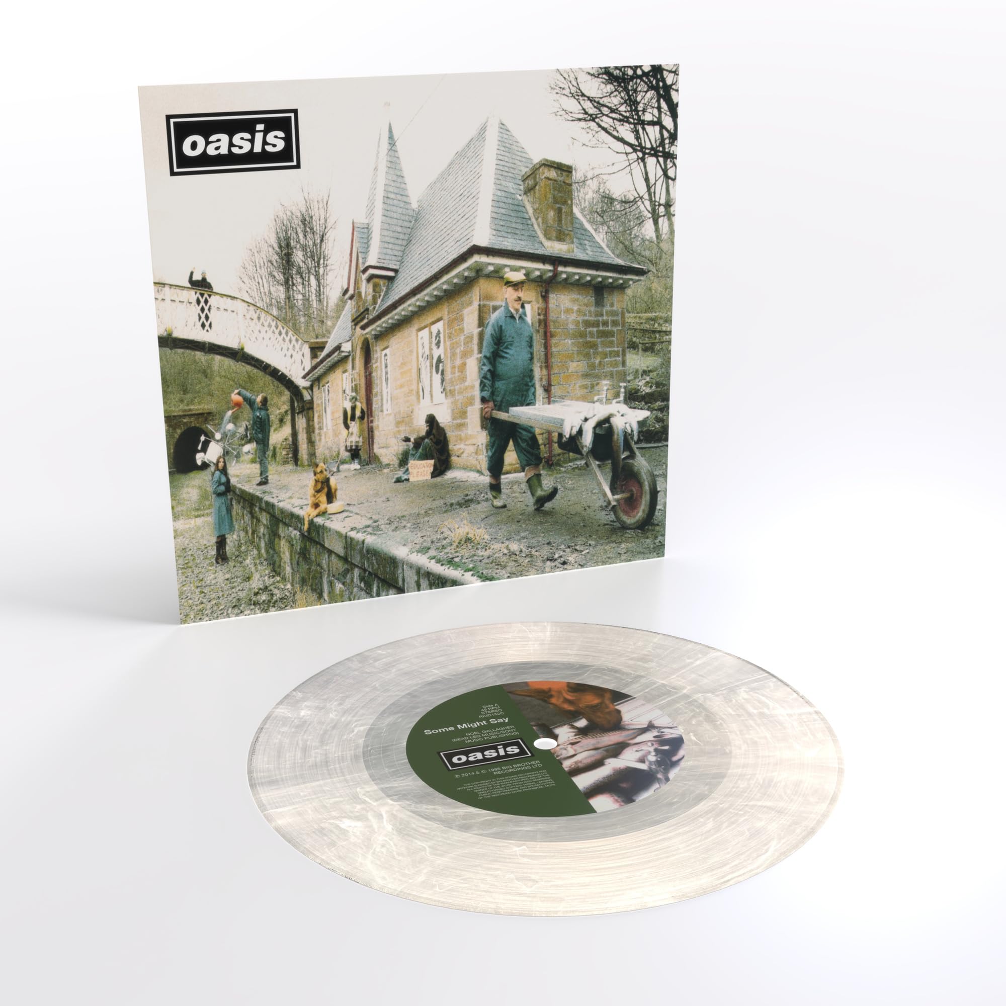 Oasis - Some Might Say [7" VINYL] - Limited Edition Pearl Coloured 30th Anniversary Single 1