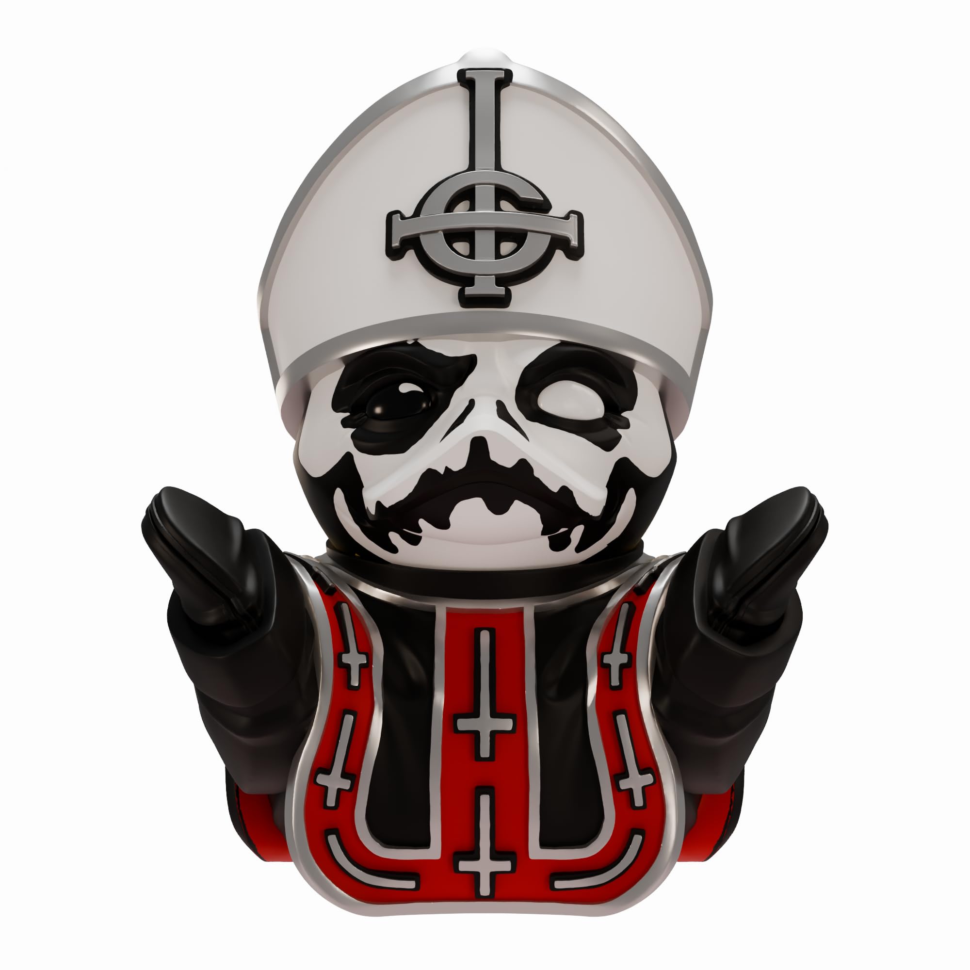 TUBBZ Ghost - Papa Emeritus I Cosplaying Rubber Duck Collectible Figure | 9cm Tall
